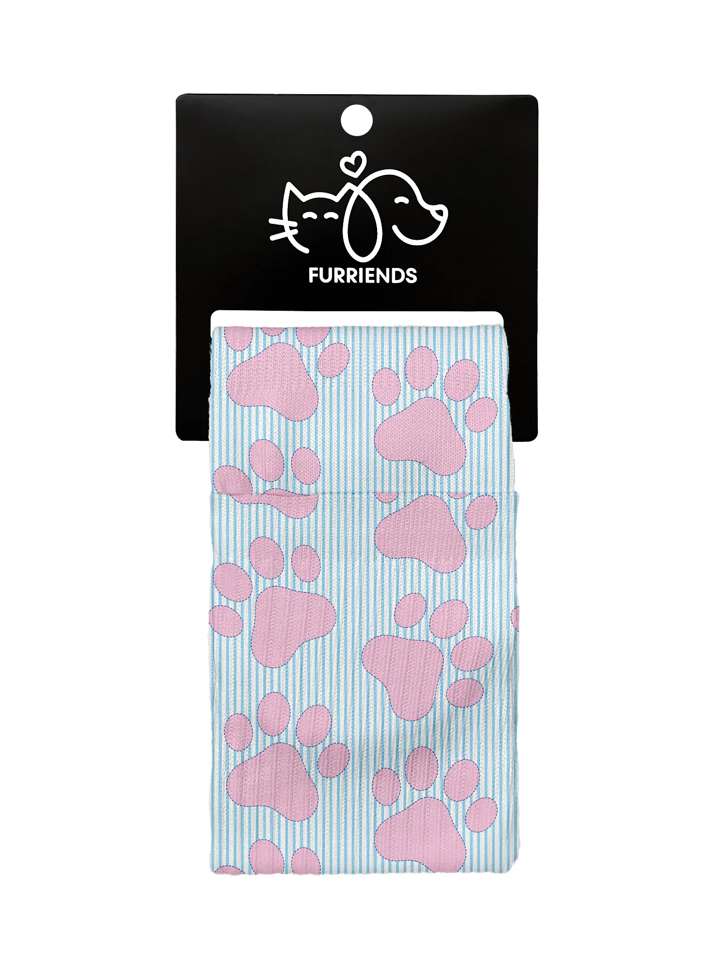 Paws & Pinstripes Crew Socks - Image 8