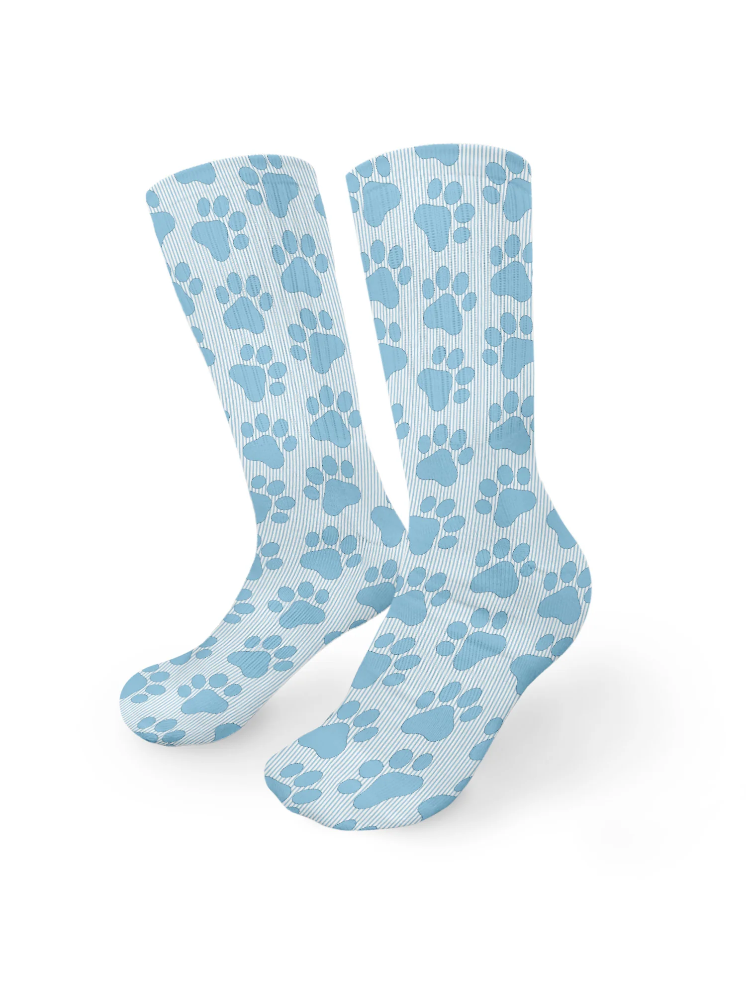 Paws & Pinstripes Crew Socks - Image 9