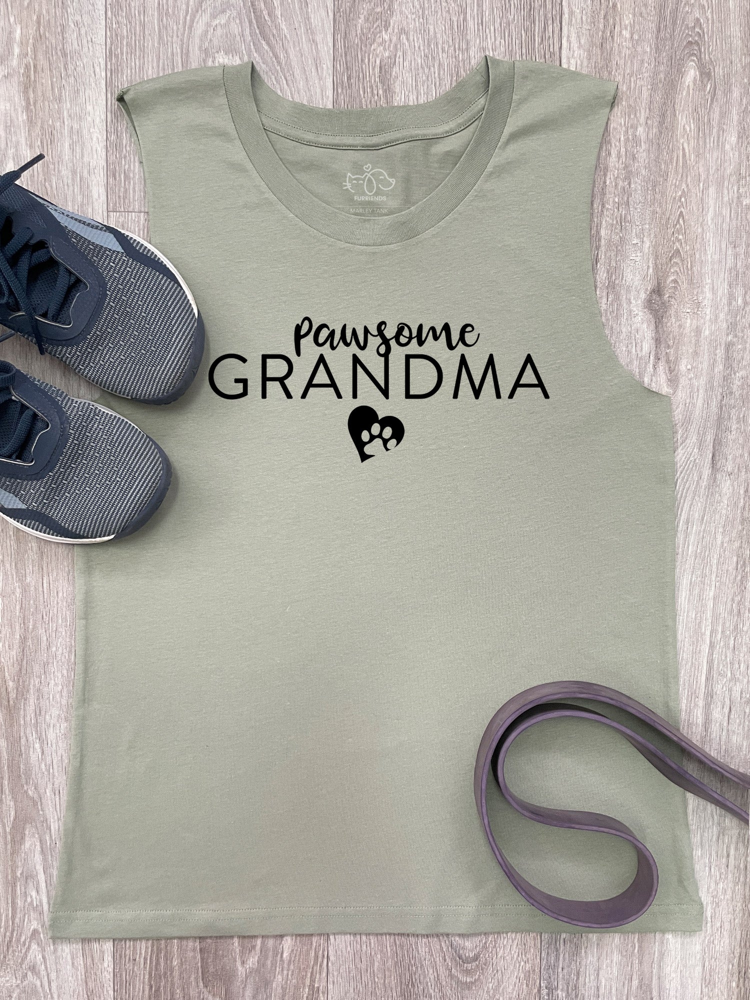 Pawsome Grandma Marley Tank - Image 2