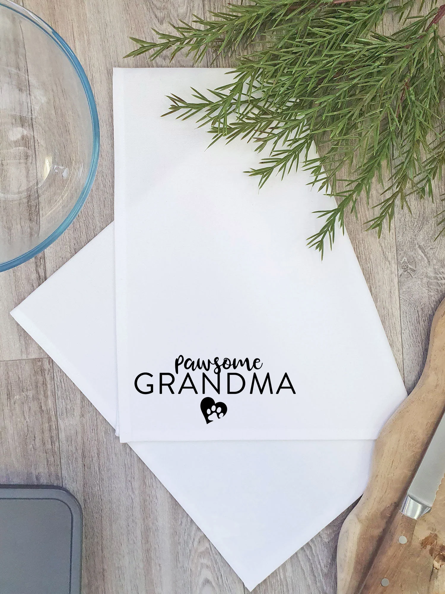 Pawsome Grandma Tea Towel - Image 3