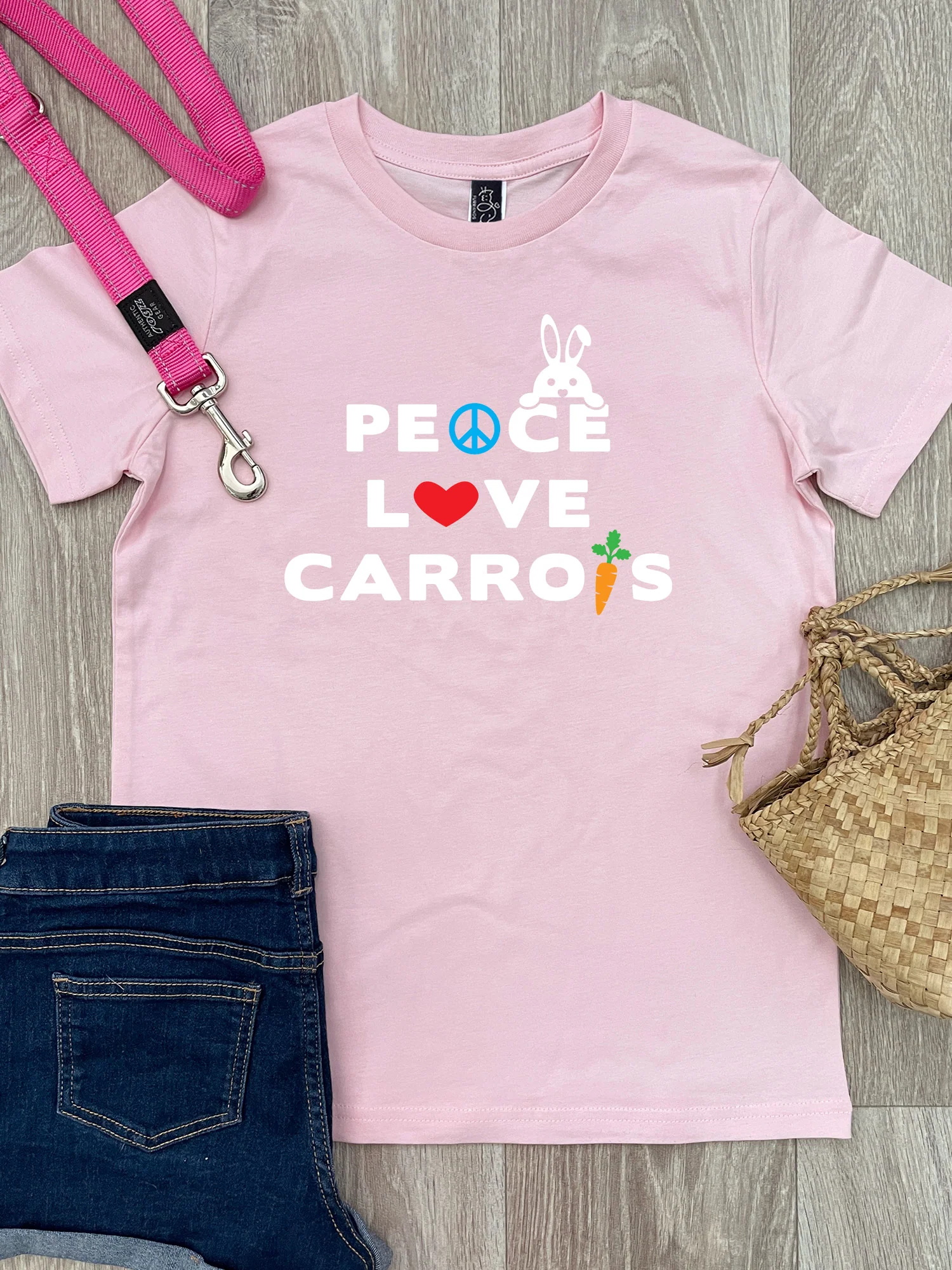 Peace, Love, Carrots Youth Tee - Image 3