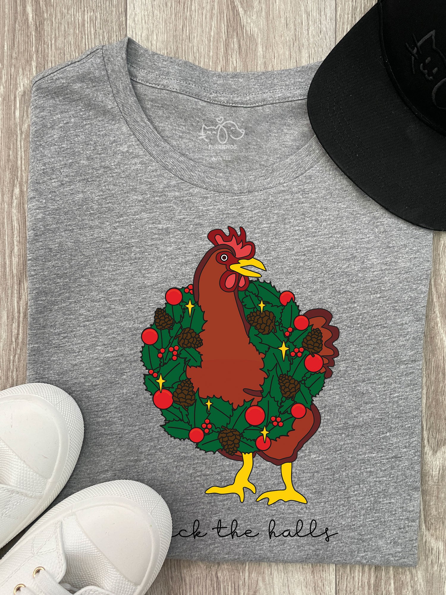 Peck The Halls Ava Women's Regular Fit Tee - Image 4