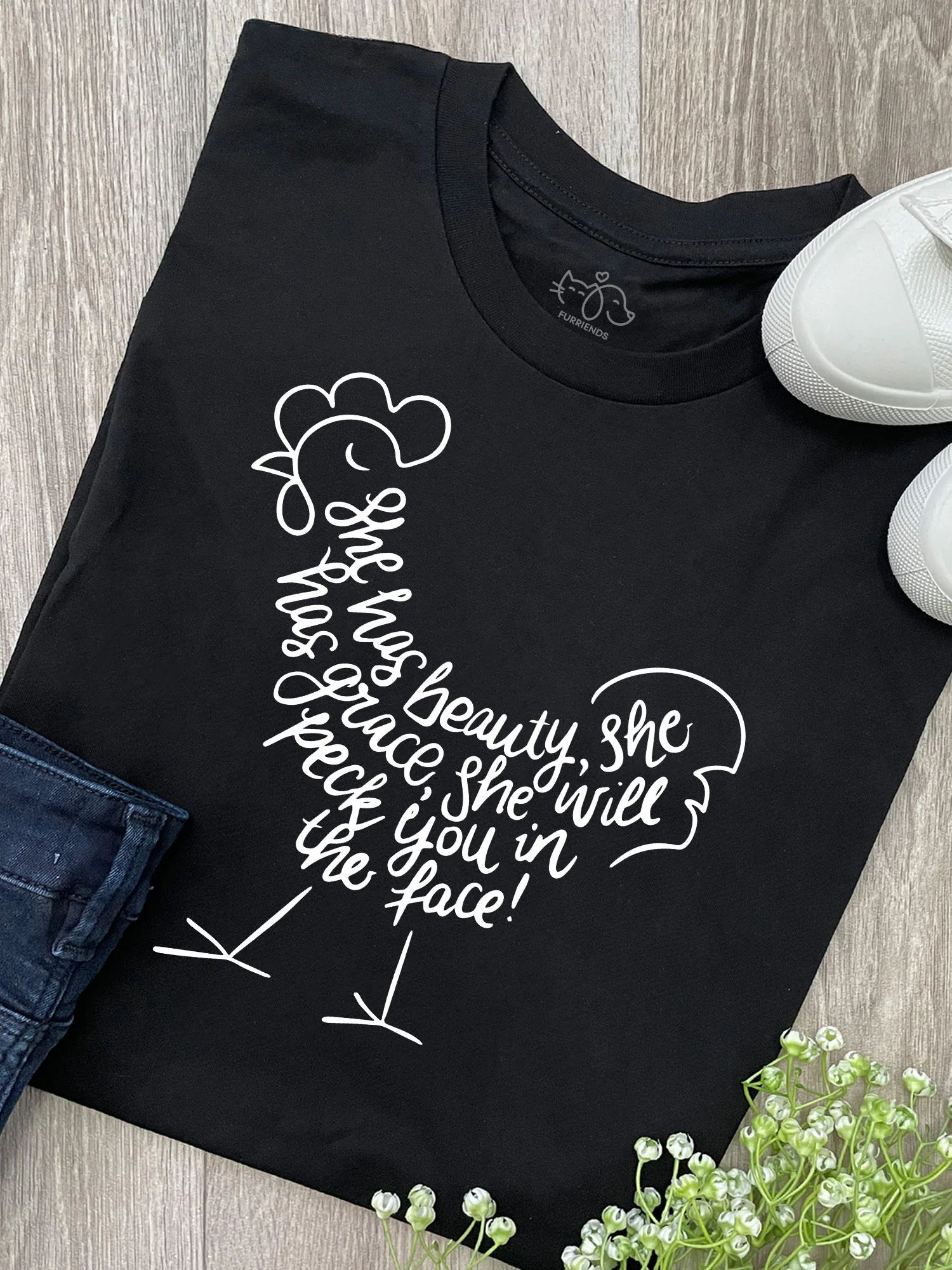 Peck You In The Face Ava Women's Regular Fit Tee