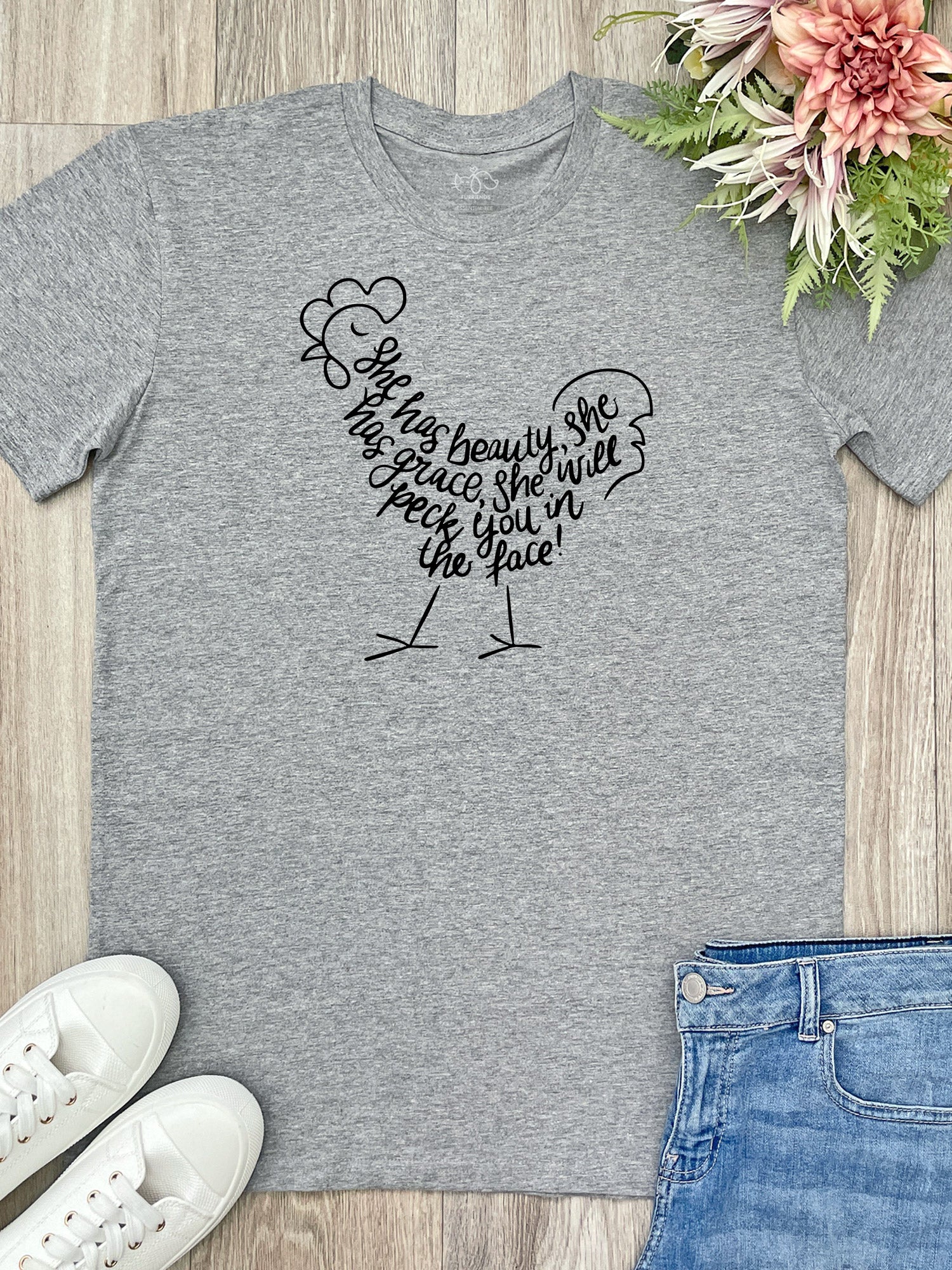 Peck You In The Face Essential Unisex Tee - Image 2