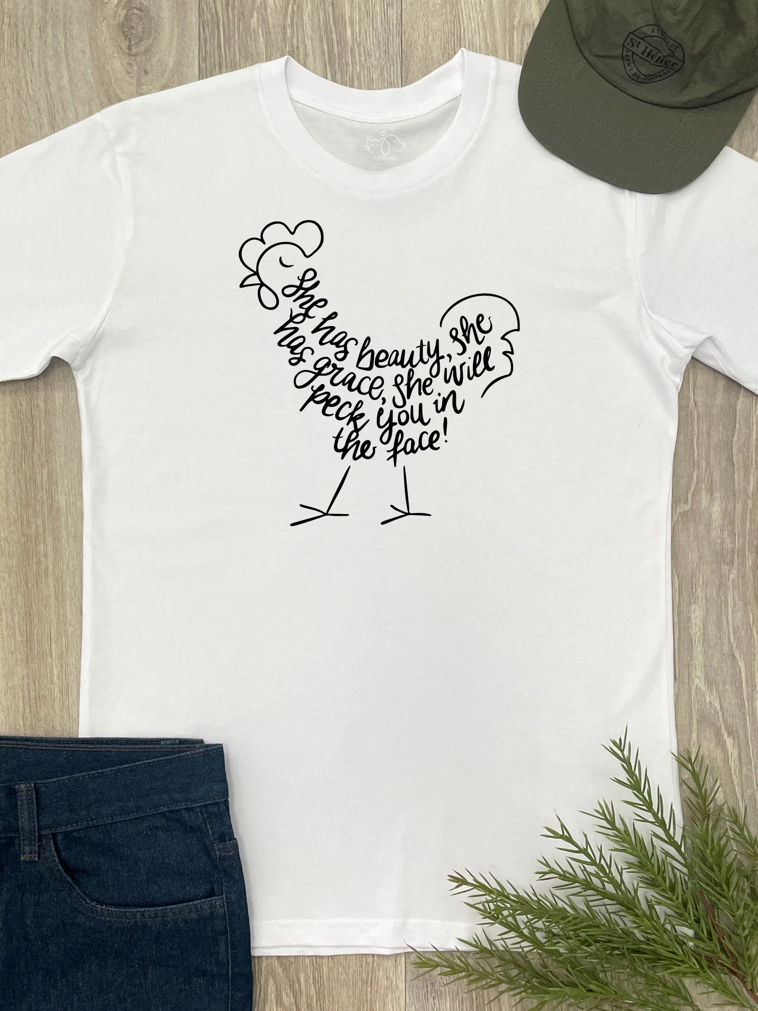 Peck You In The Face Essential Unisex Tee - Image 4