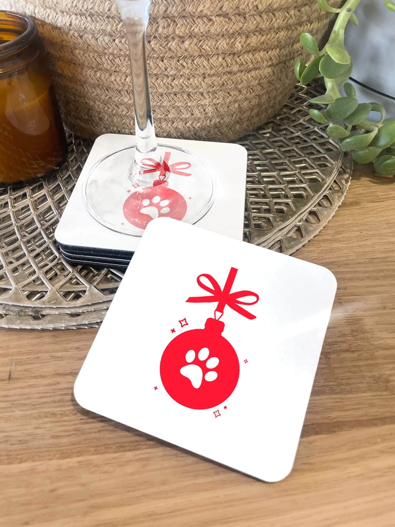 Pet Lovers Christmas Coaster - Image 5