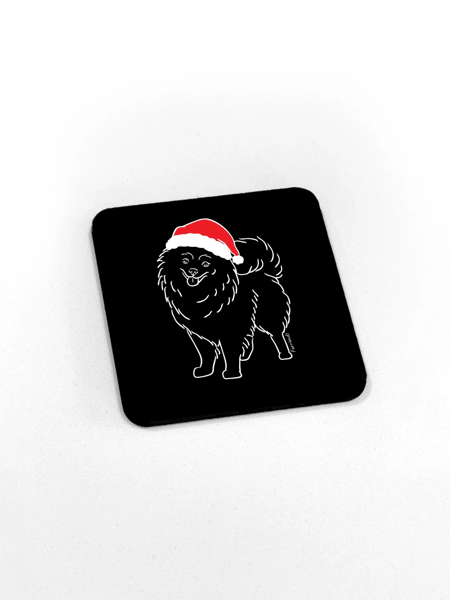 Pomeranian Christmas Edition Coaster - Image 3