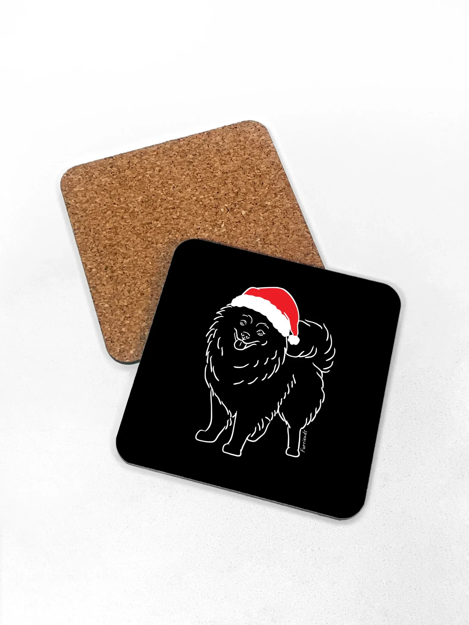 Pomeranian Christmas Edition Coaster - Image 4
