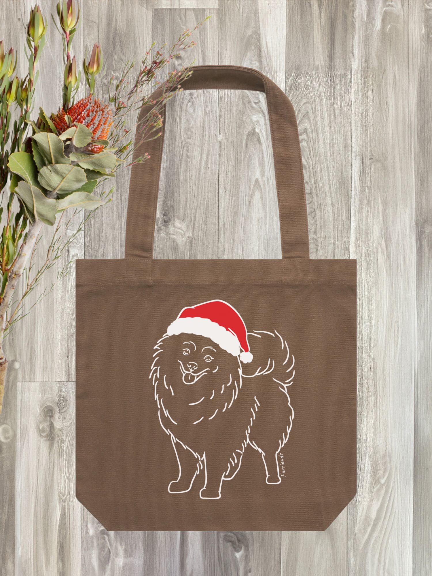 Pomeranian Christmas Edition Edith Tote - Image 9