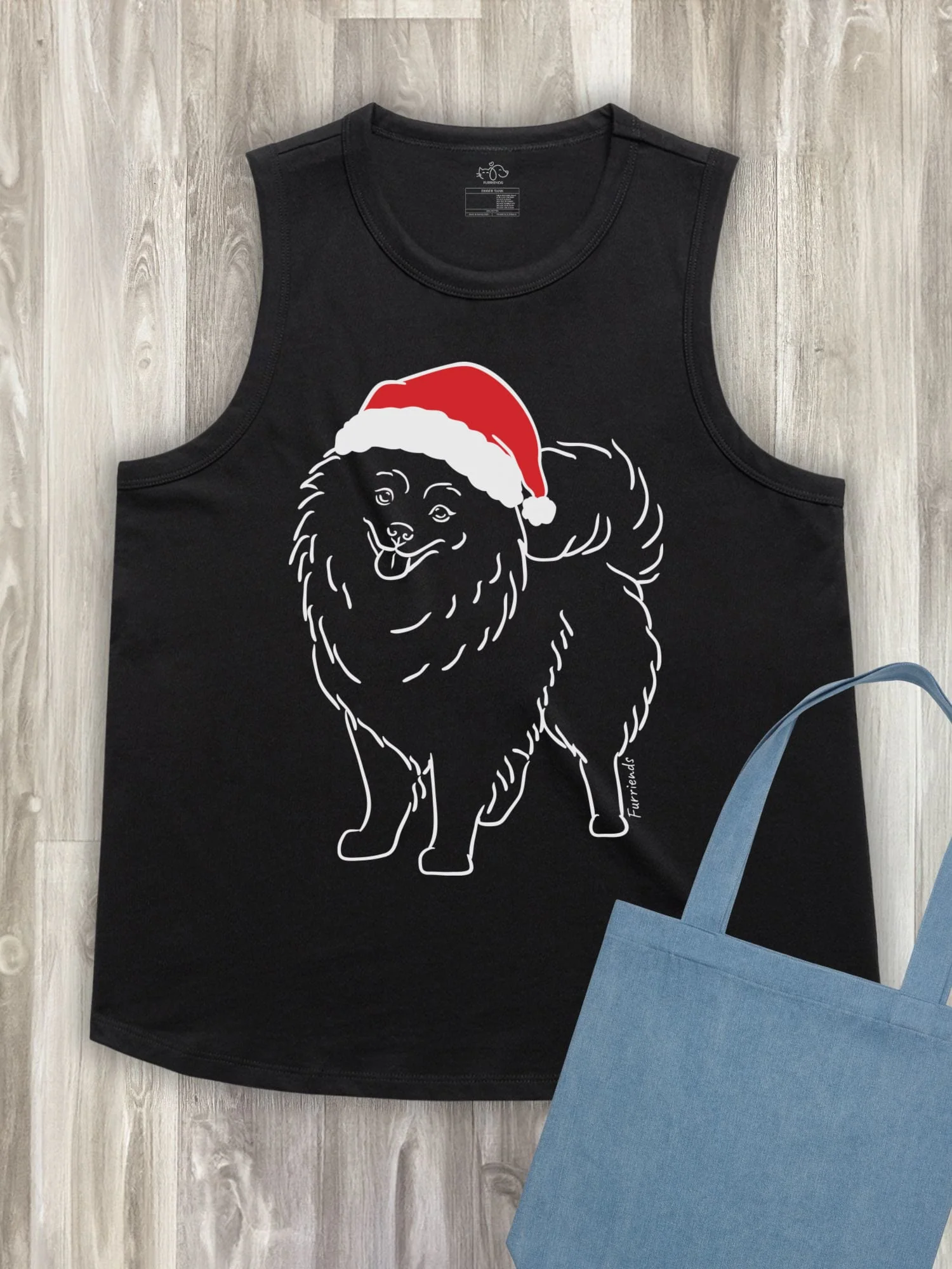 Pomeranian Christmas Edition Ember Women's Tank - Image 2