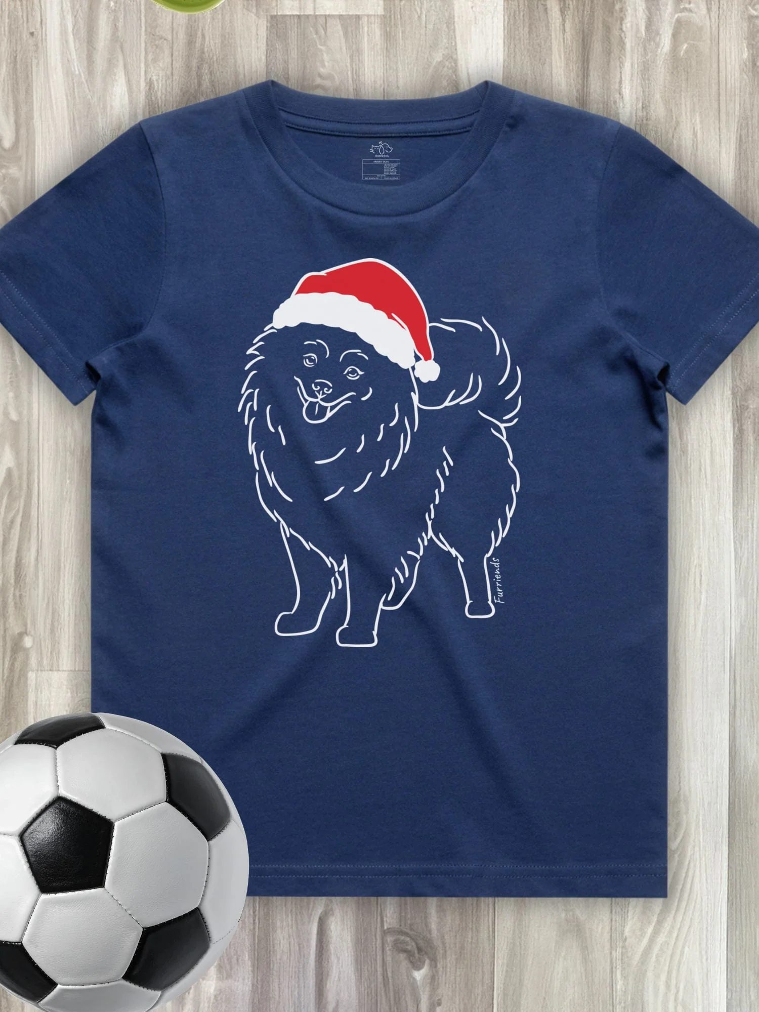 Pomeranian Christmas Edition Youth Tee - Image 6