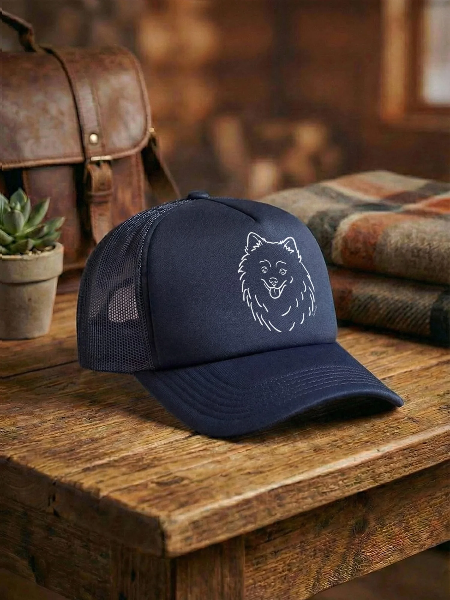 Pomeranian Foam Trucker Cap - Image 12