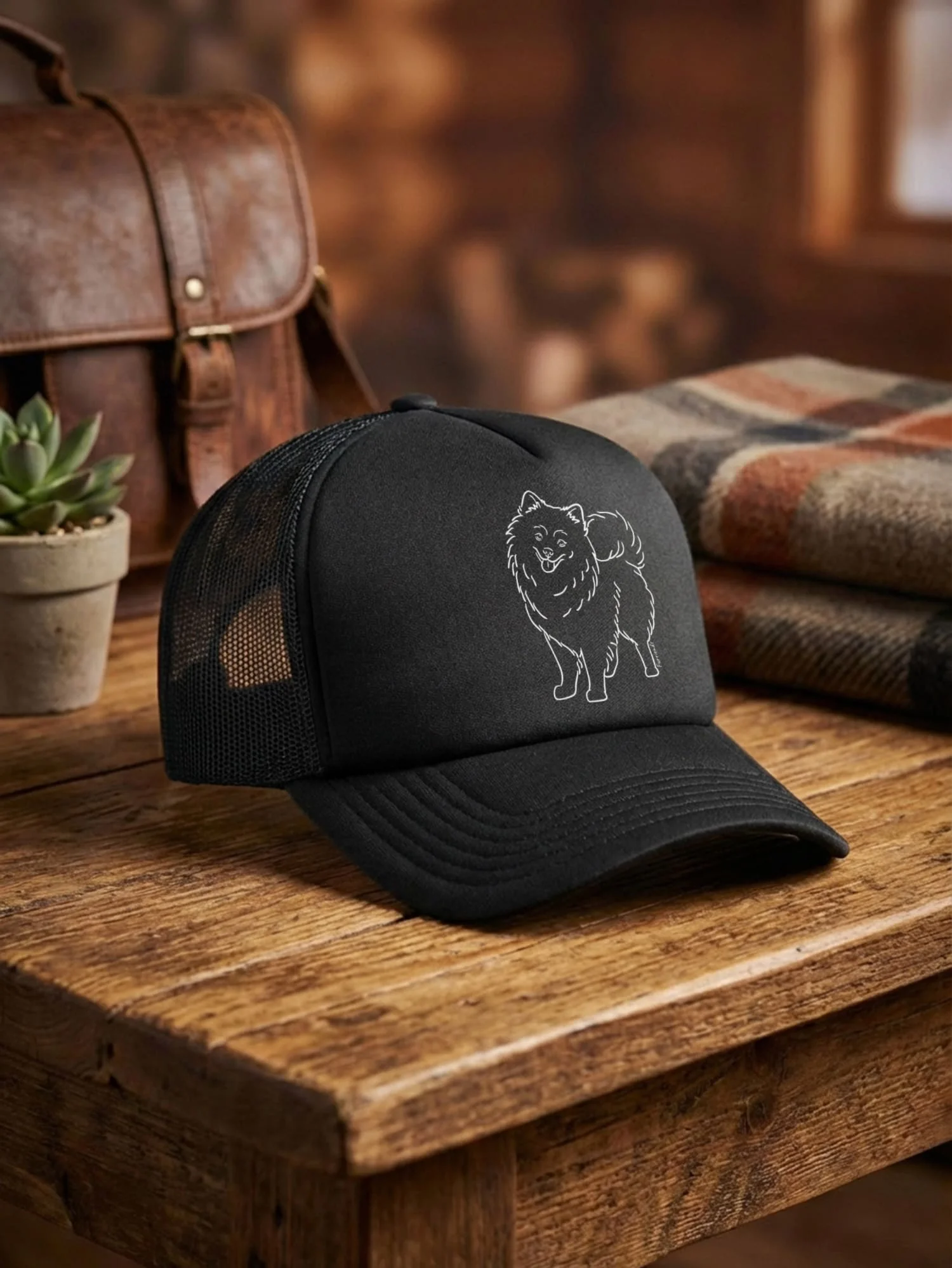 Pomeranian Foam Trucker Cap - Image 2