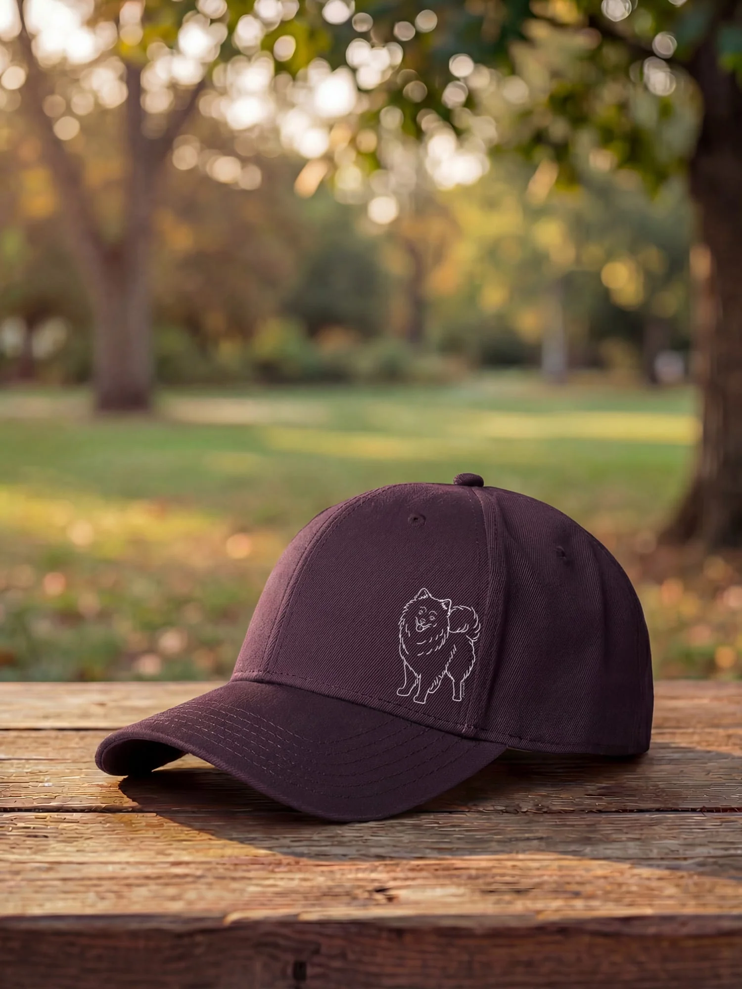 Pomeranian Icon Snapback Cap - Image 3