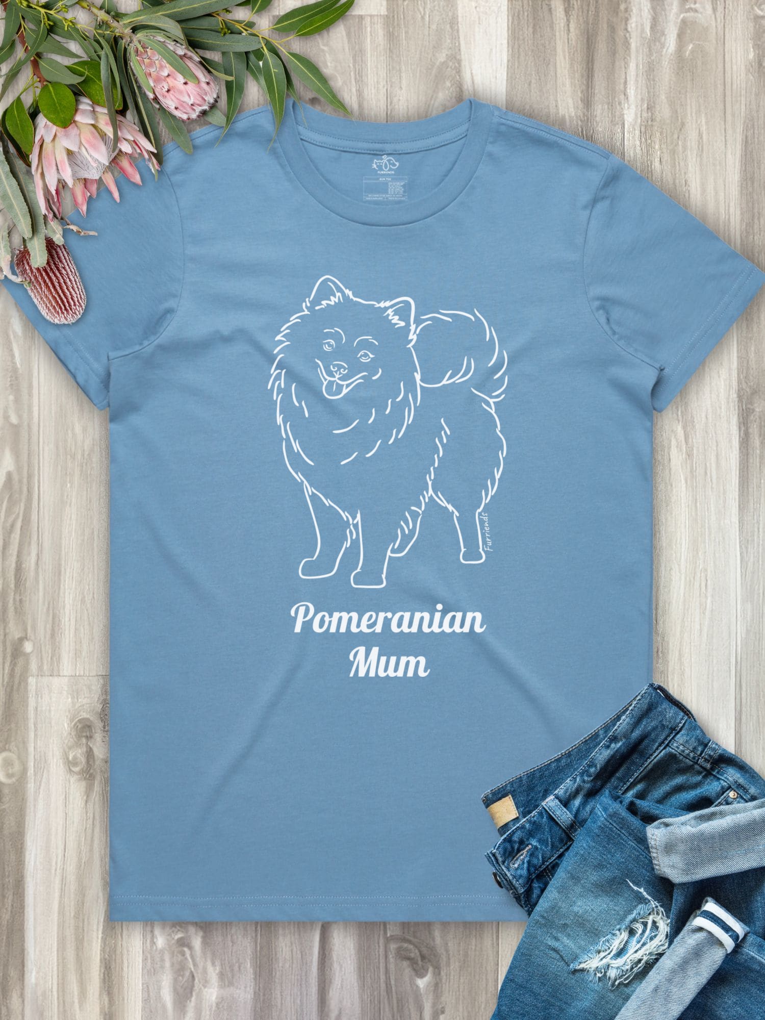 Pomeranian Mum Regular Fit T-shirt - Image 2