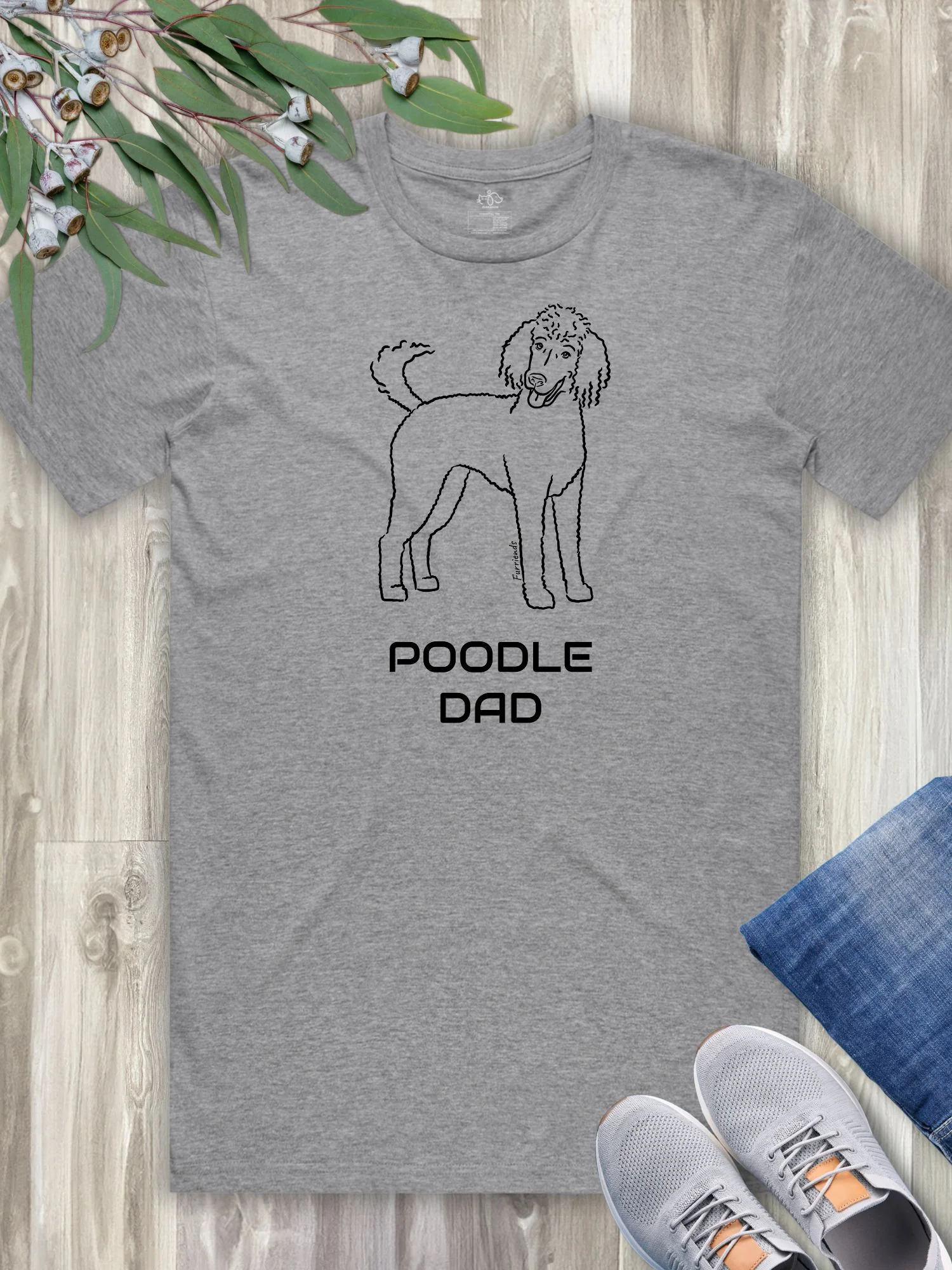Poodle Dad Regular Fit-T-Shirt - Image 5