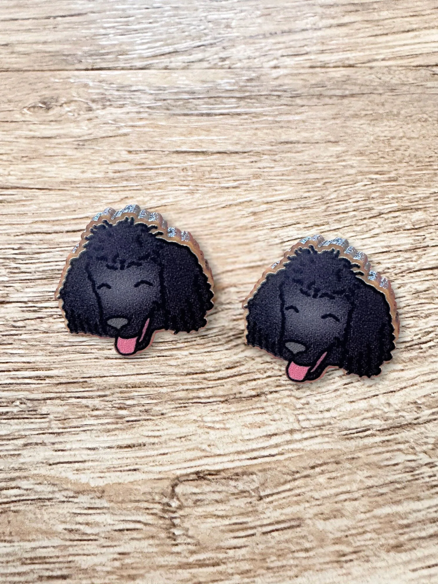 Poodle ColourPop Stud Earrings - Image 2