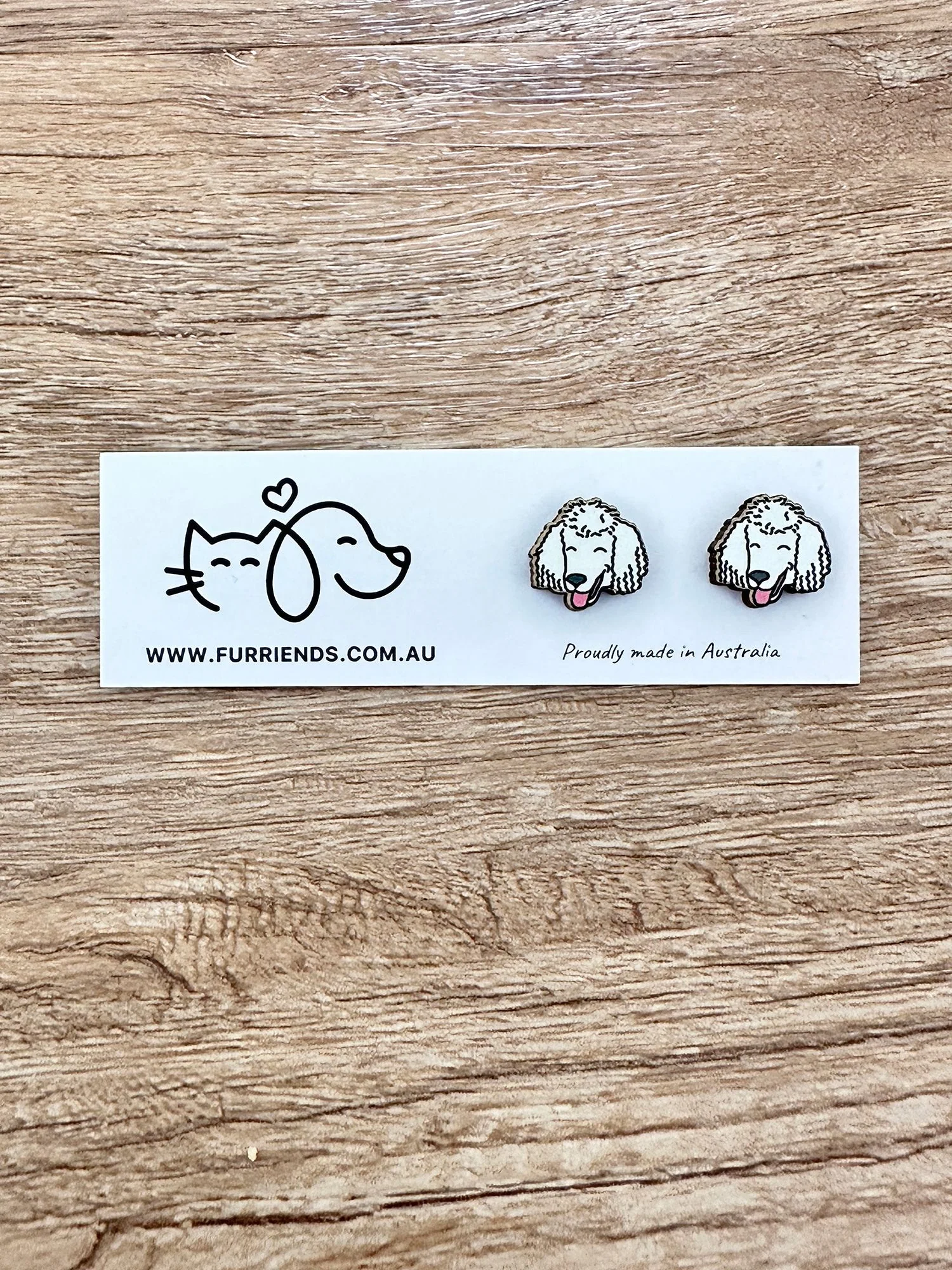 Poodle ColourPop Stud Earrings - Image 3