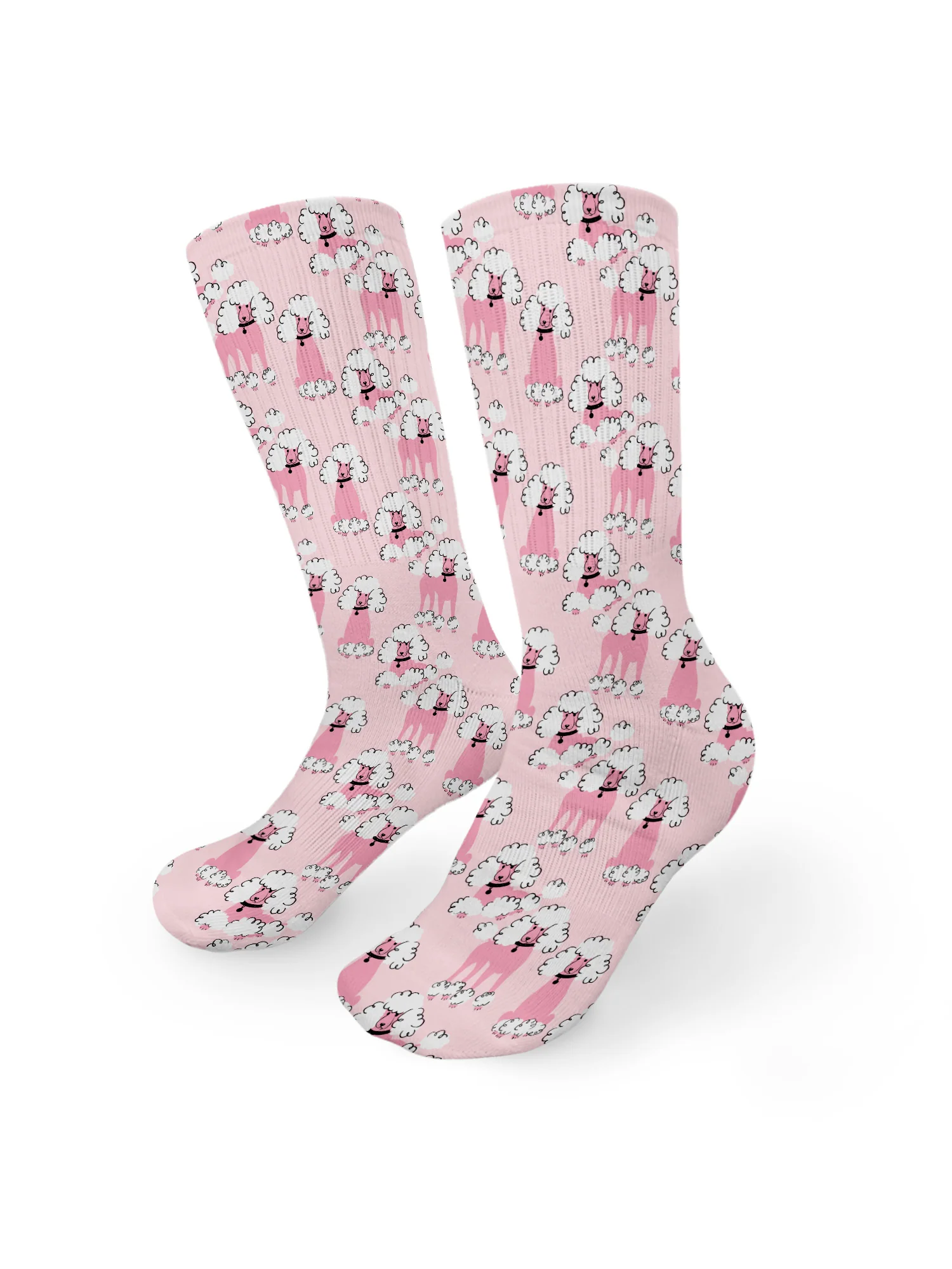 Pretty Poodles Crew Socks