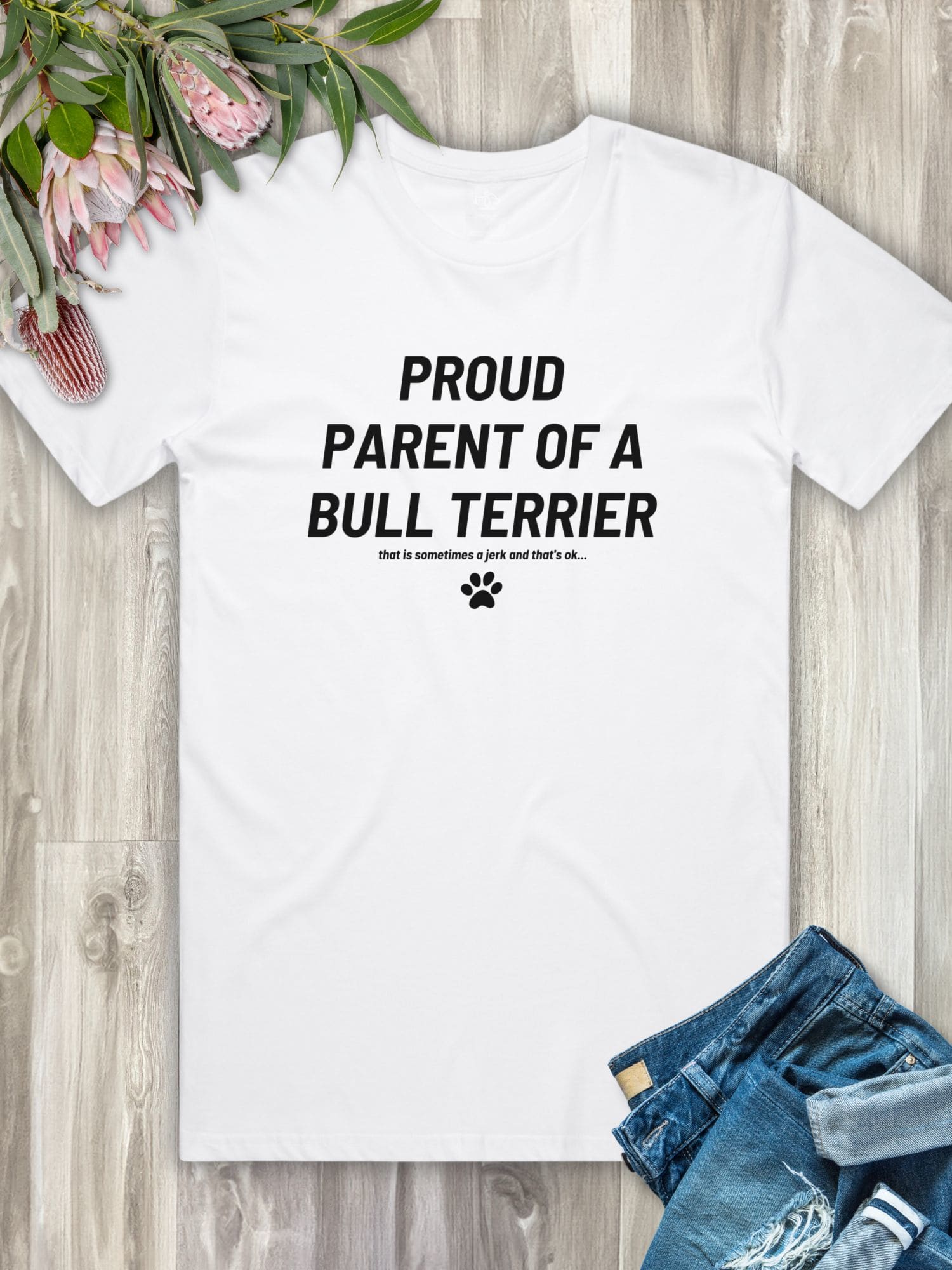 Proud Parent Of A Bull Terrier Regular Fit T-Shirt - Image 2