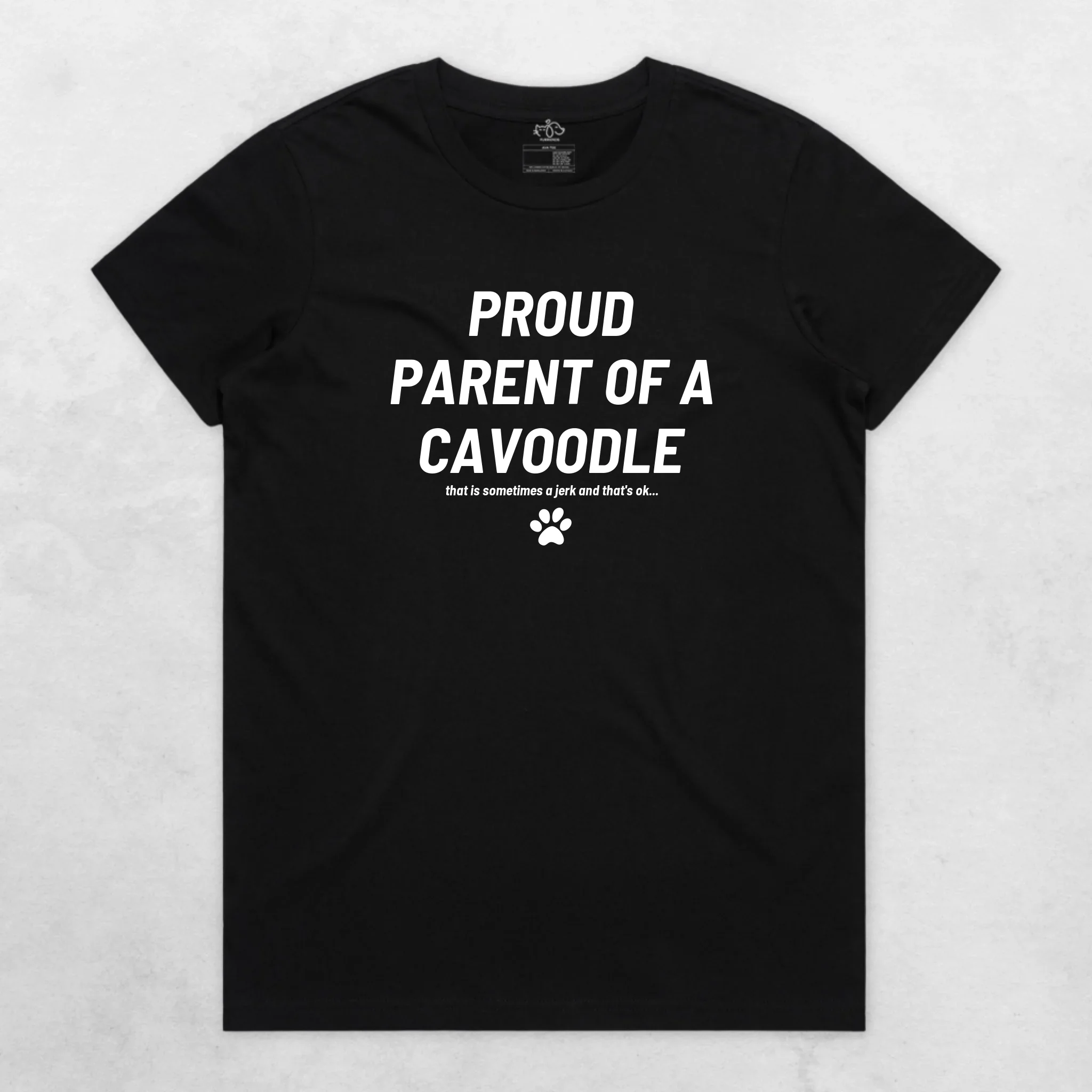 Proud Parent Of A Cavoodle Regular Fit T-Shirt - Image 3