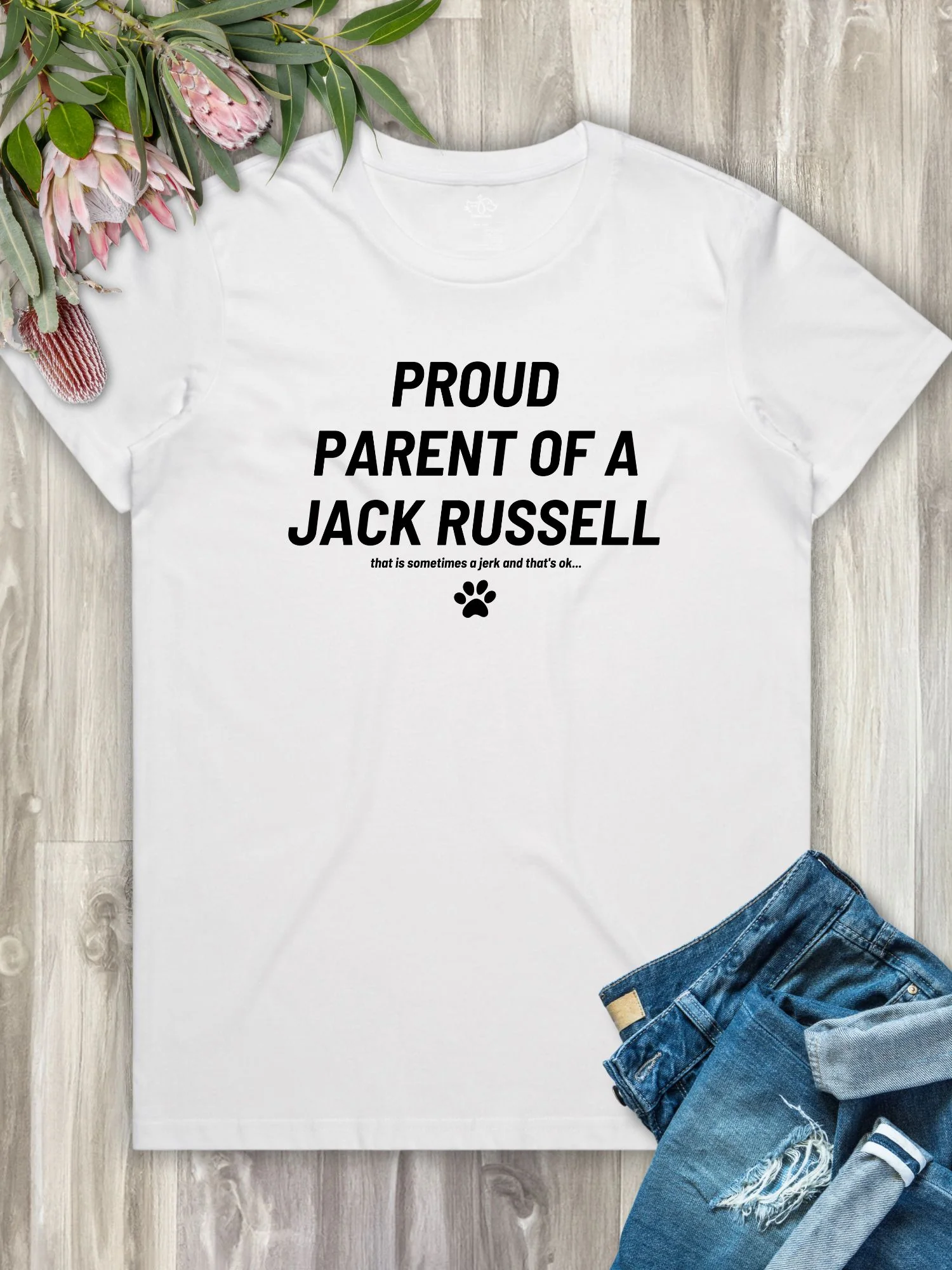 Proud Parent Of A Jack Russell Regular Fit T-Shirt - Image 12
