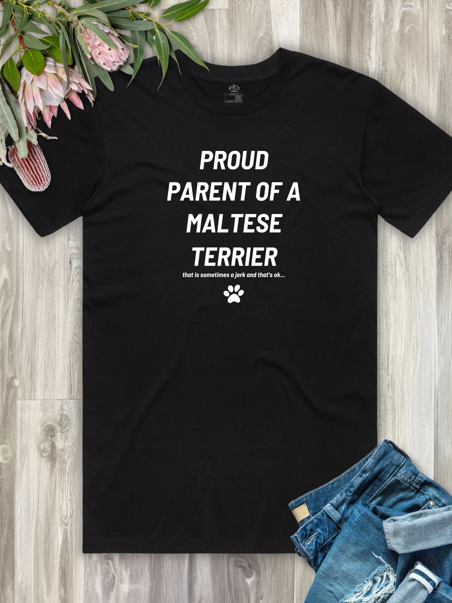 Proud Parent Of A Maltese Terrier Regular Fit T-Shirt - Image 3