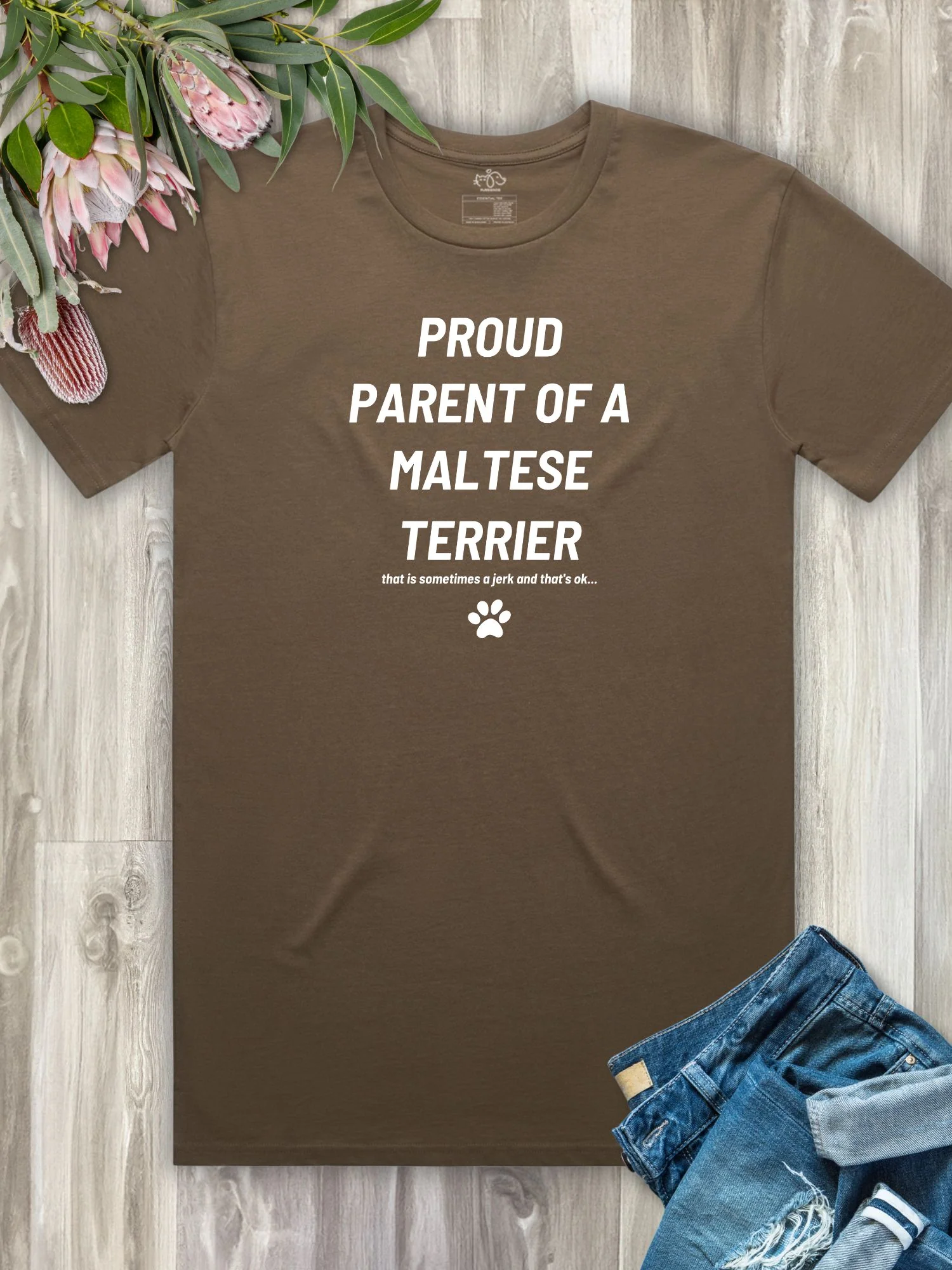 Proud Parent Of A Maltese Terrier Regular Fit T-Shirt - Image 6