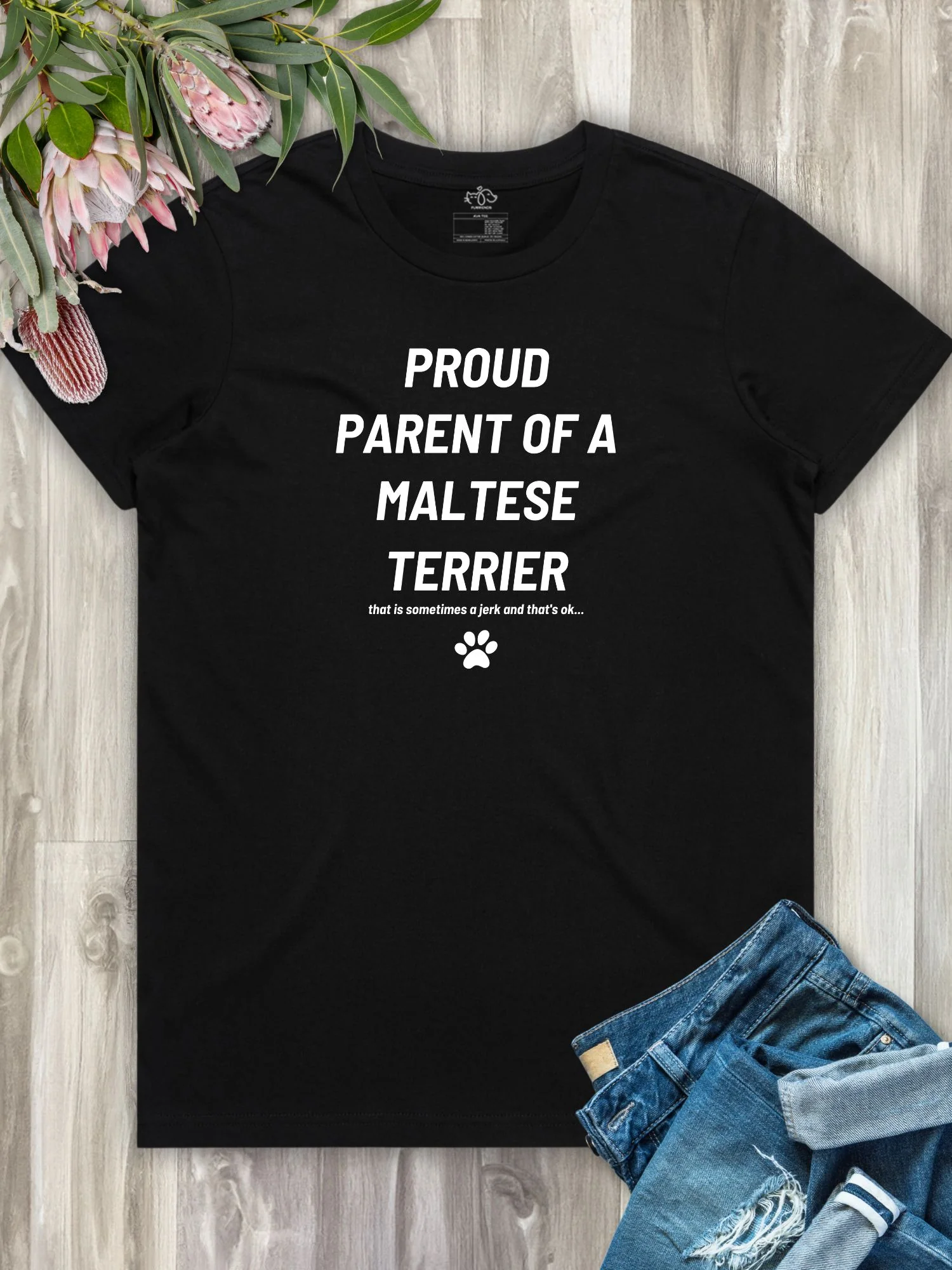 Proud Parent Of A Maltese Terrier Regular Fit T-Shirt - Image 8