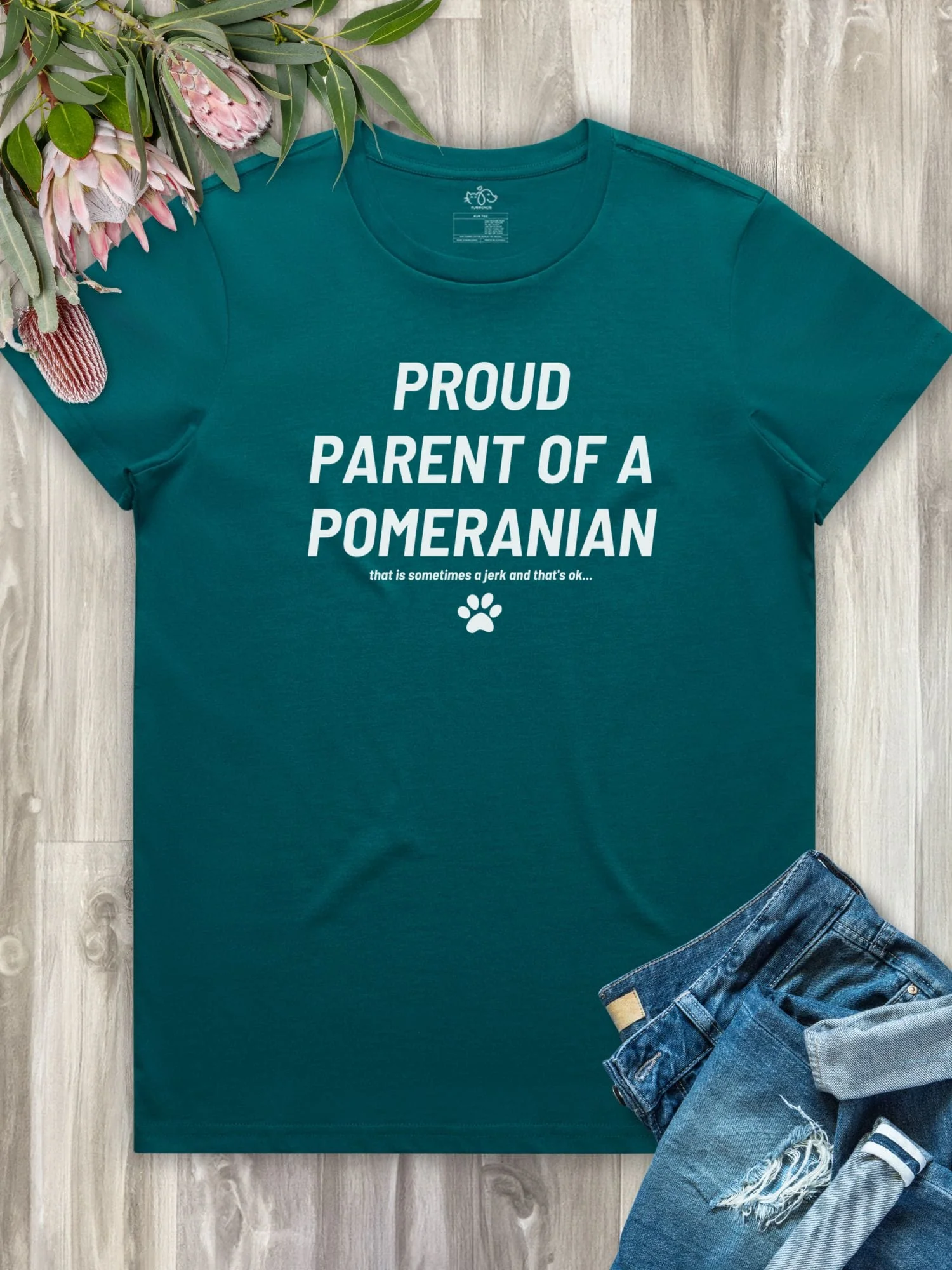 Proud Parent Of A Pomeranian Regular Fit T-Shirt - Image 3