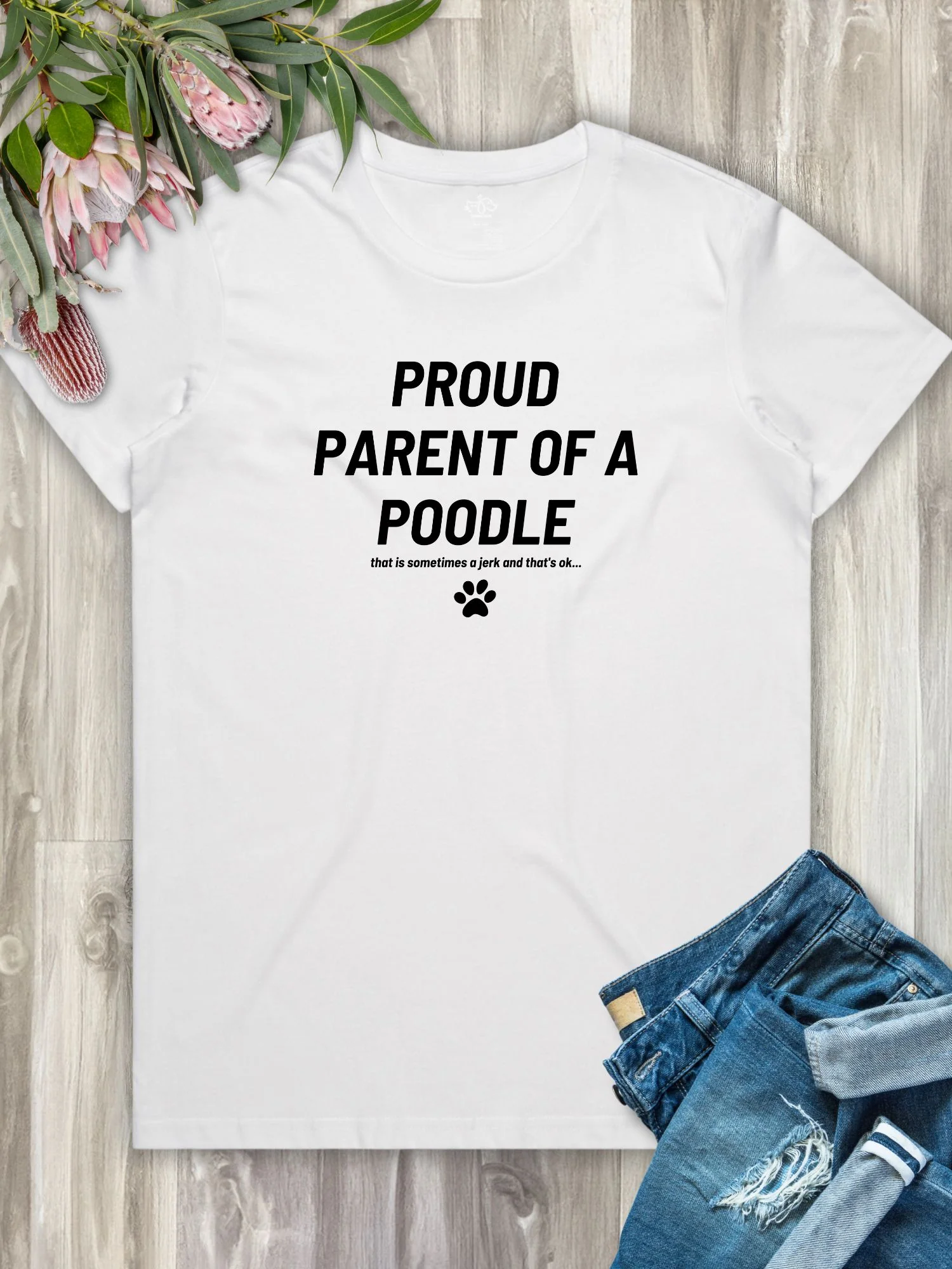 Proud Parent Of A Poodle Regular Fit T-Shirt - Image 12
