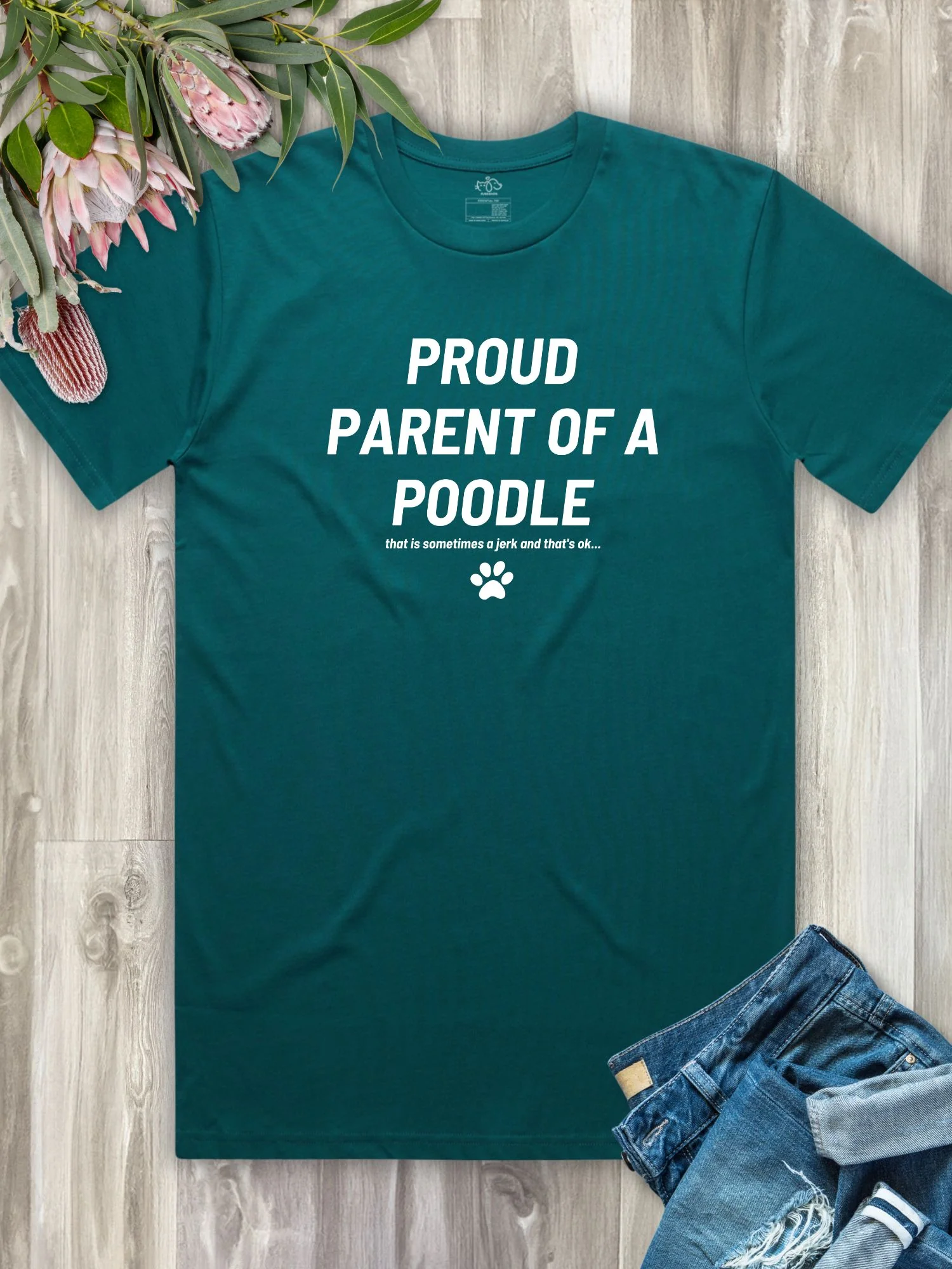 Proud Parent Of A Poodle Regular Fit T-Shirt - Image 2