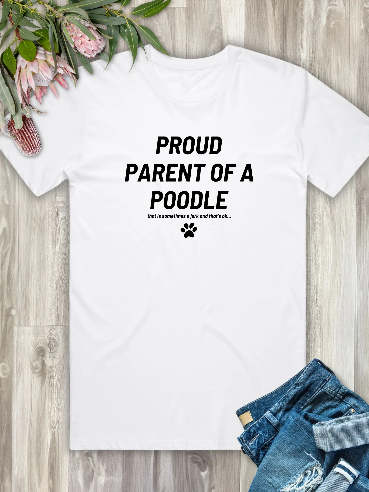 Proud Parent Of A Poodle Regular Fit T-Shirt - Image 6
