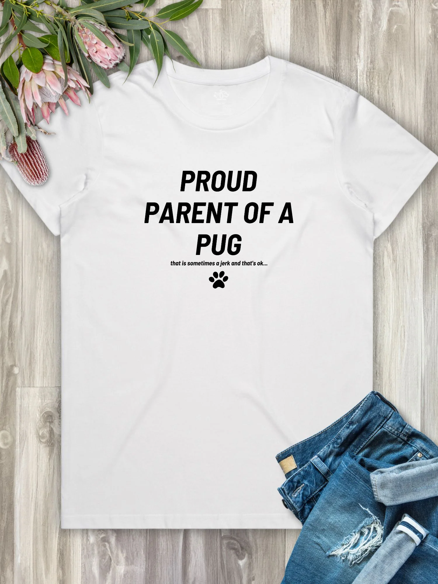 Proud Parent Of A Pug Regular Fit T-Shirt - Image 12