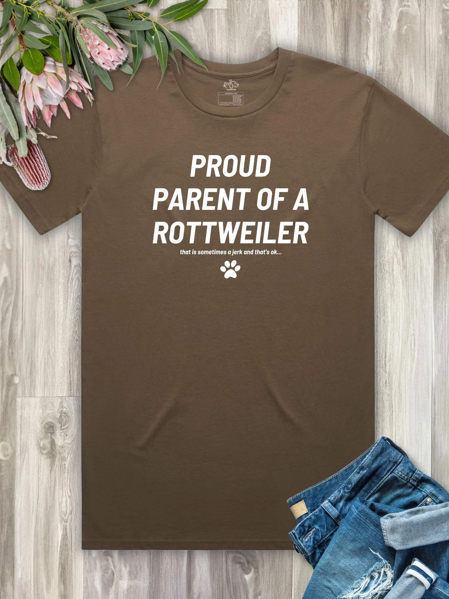 Proud Parent Of A Rottweiler Regular Fit T-Shirt - Image 5