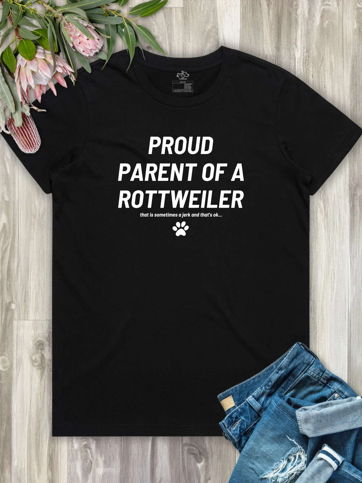 Proud Parent Of A Rottweiler Regular Fit T-Shirt - Image 8