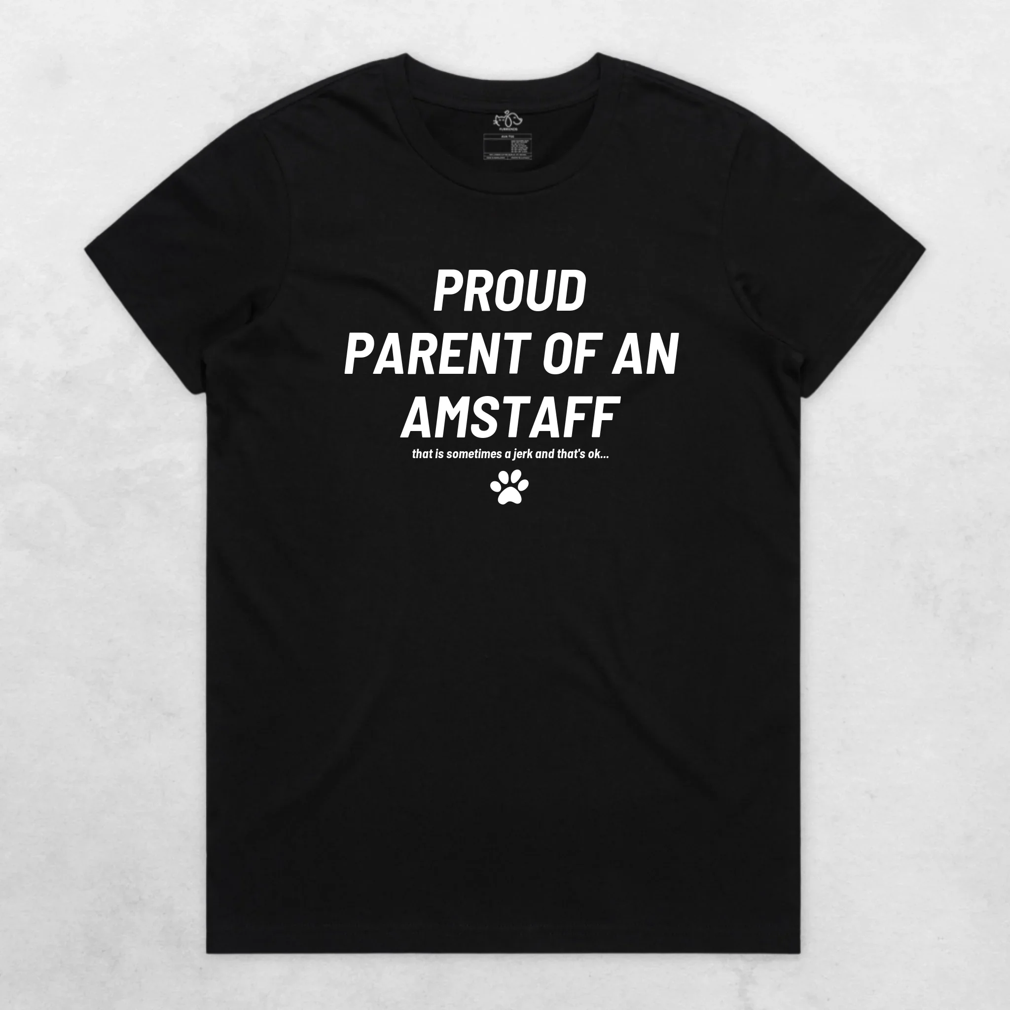 Proud Parent Of An Amstaff Regular Fit T-Shirt - Image 3