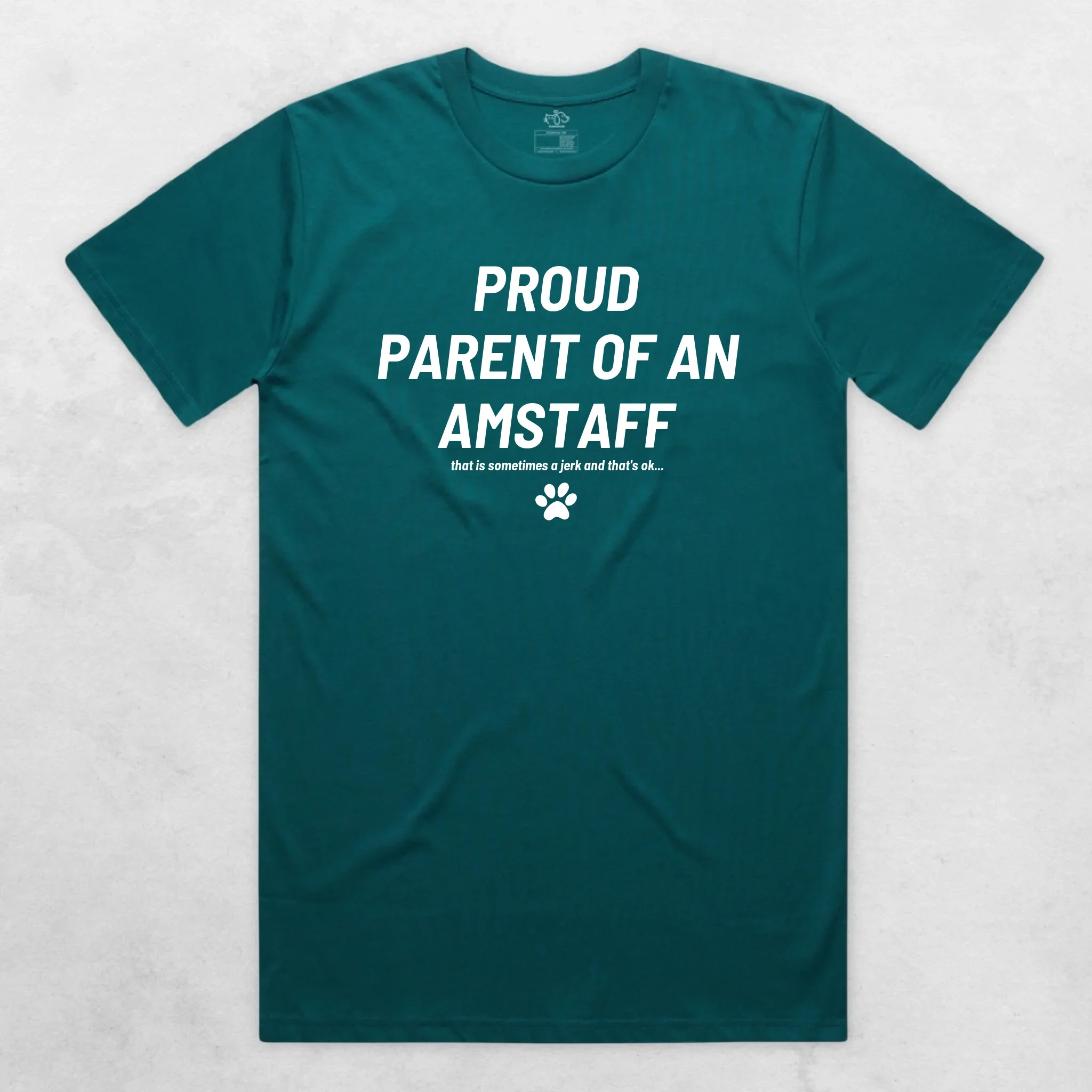 Proud Parent Of An Amstaff Regular Fit T-Shirt - Image 9