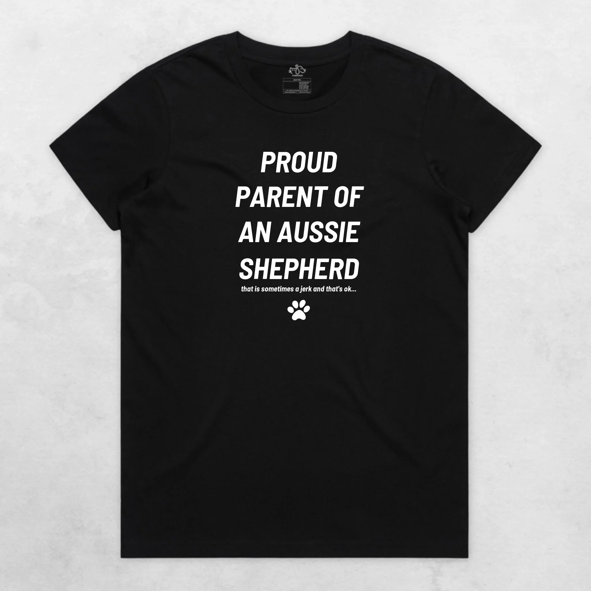 Proud Parent Of An Aussie Shepherd Regular Fit T-Shirt - Image 3