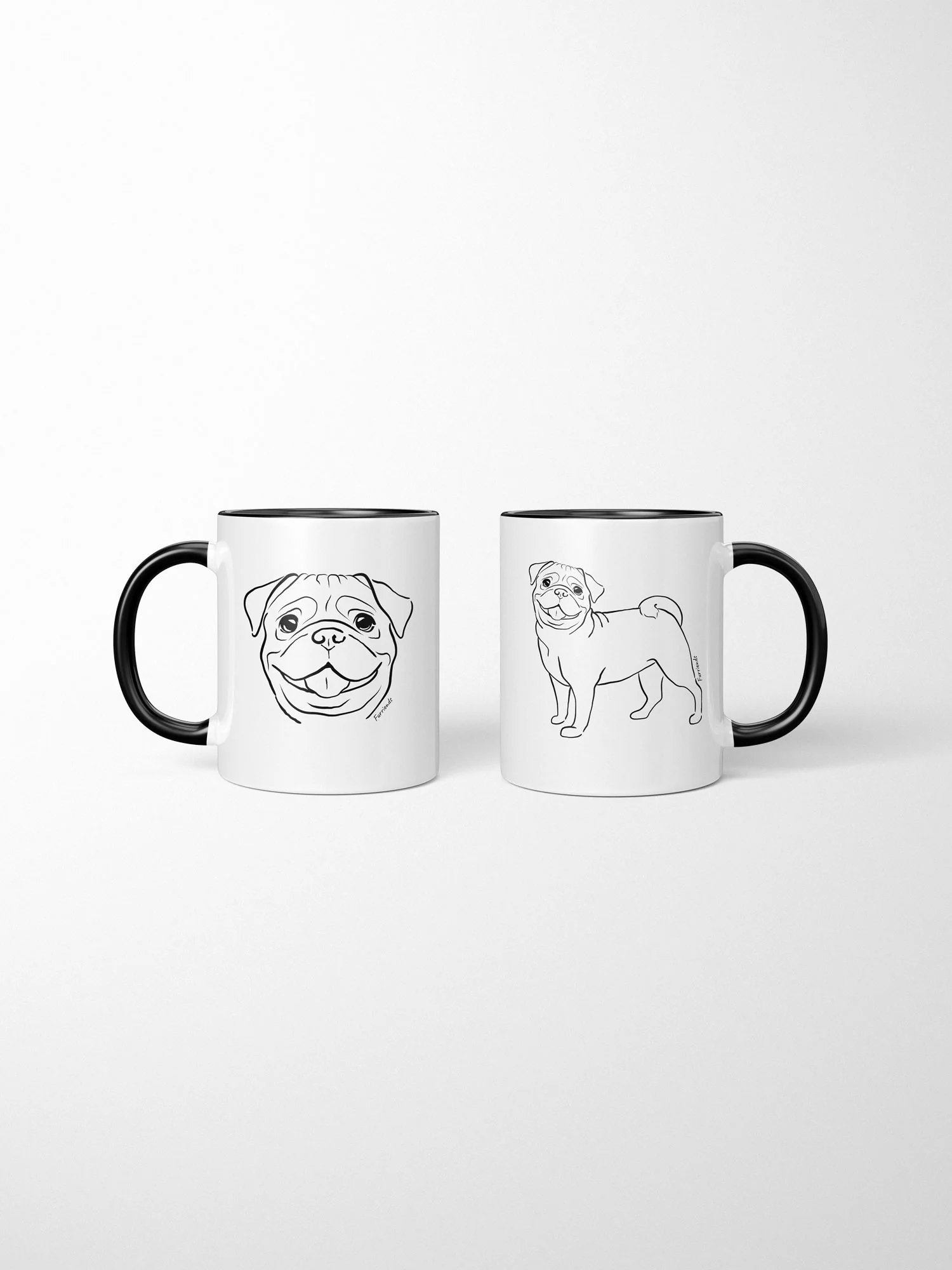 Pug Ceramic Mug - Image 3