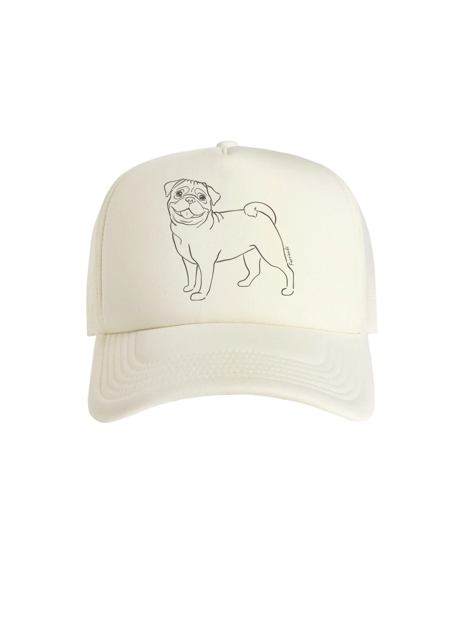 Pug Foam Trucker Cap