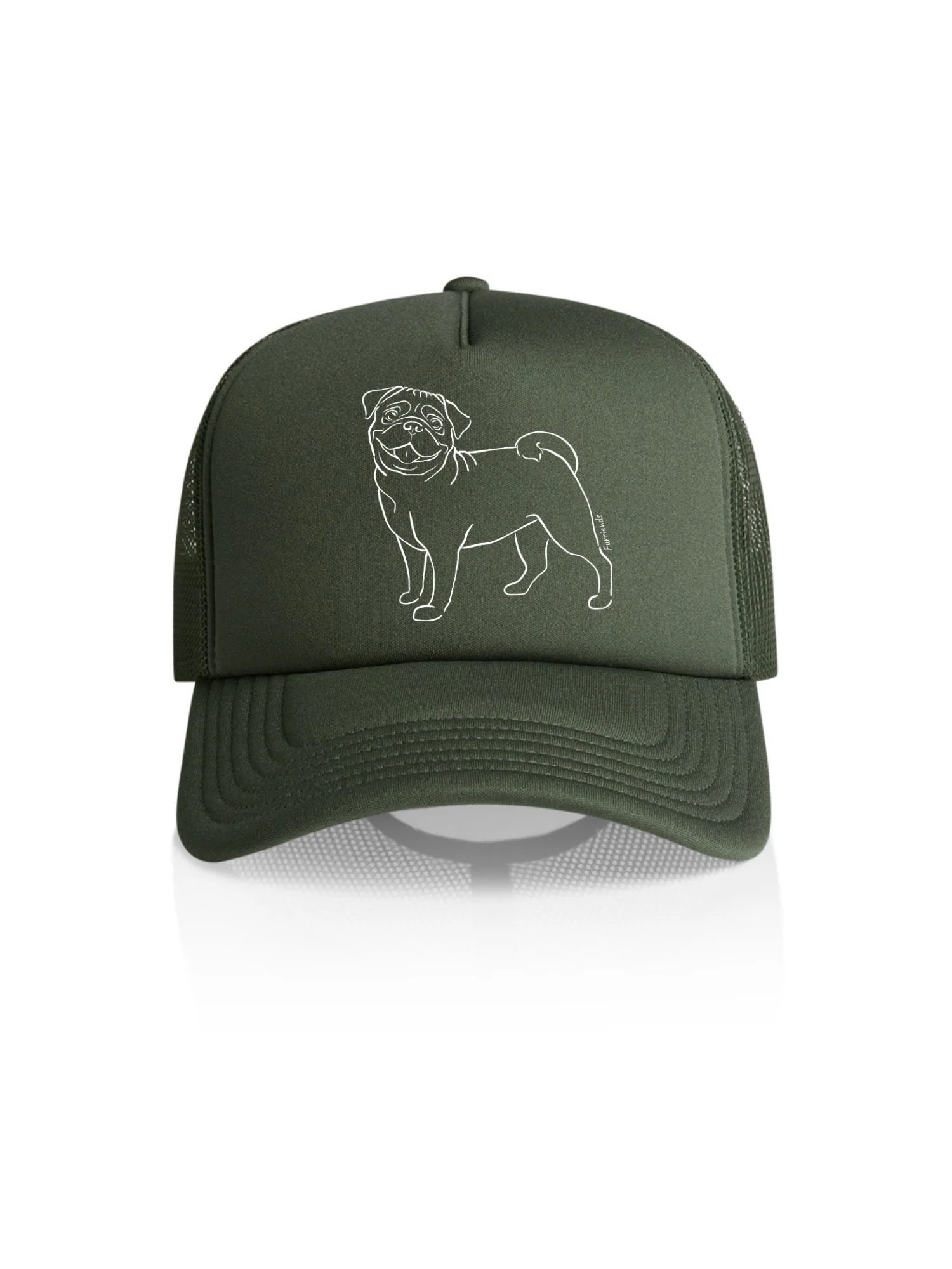 Pug Foam Trucker Cap - Image 15