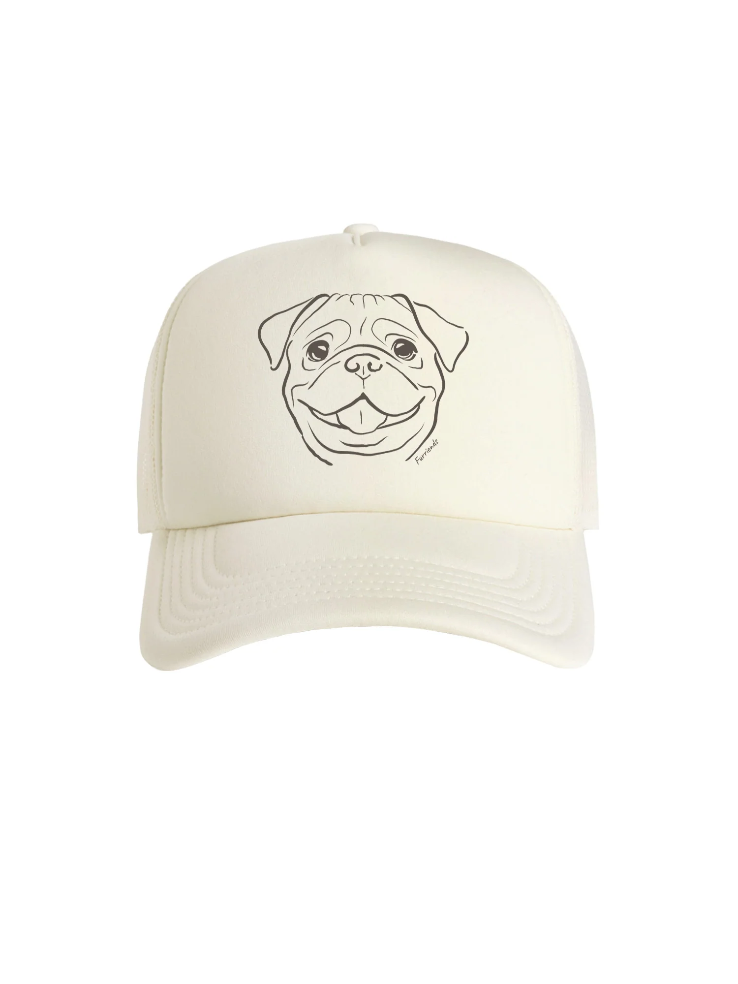 Pug Foam Trucker Cap - Image 2