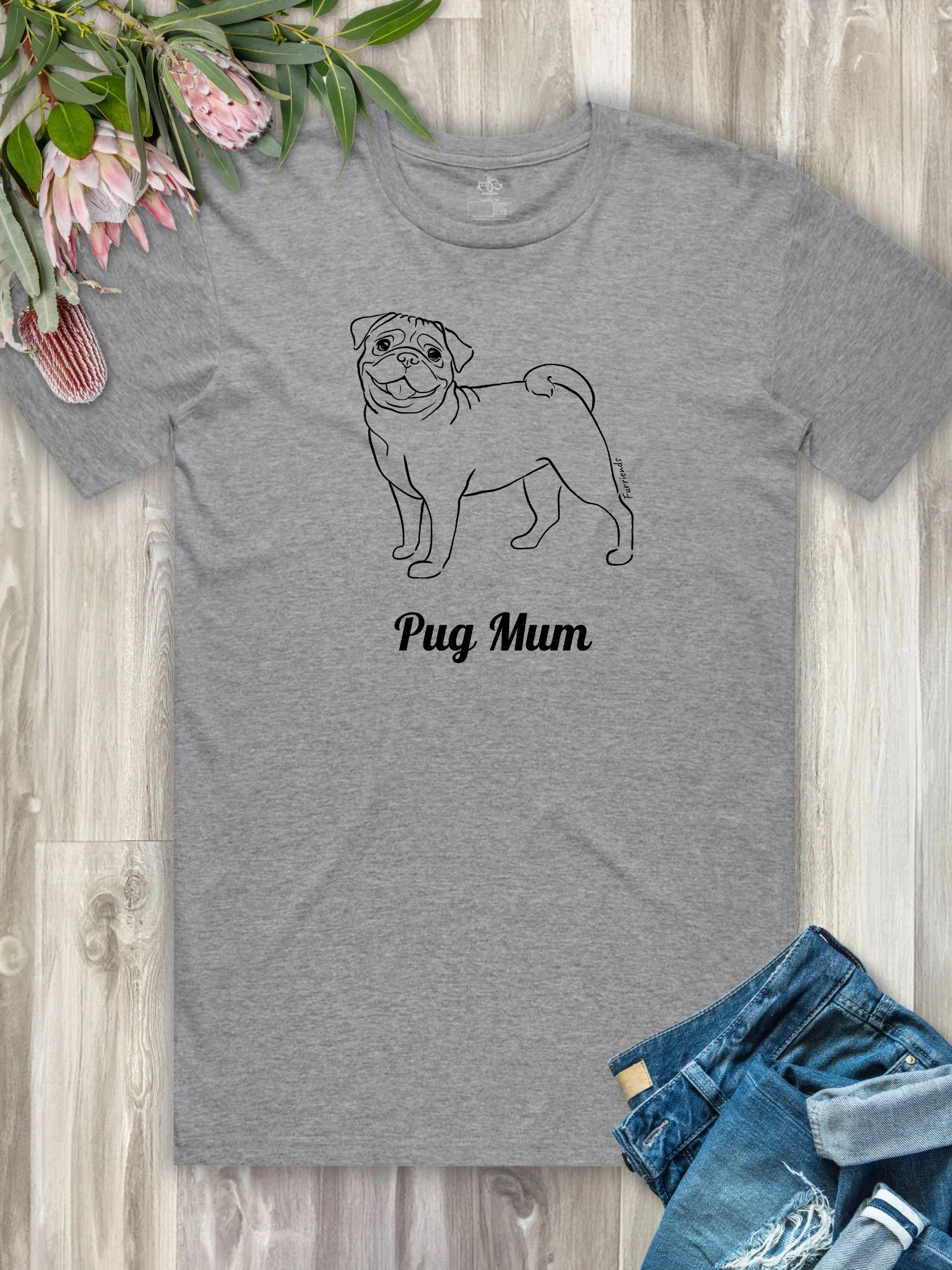 Pug Mum Regular Fit T-shirt - Image 11