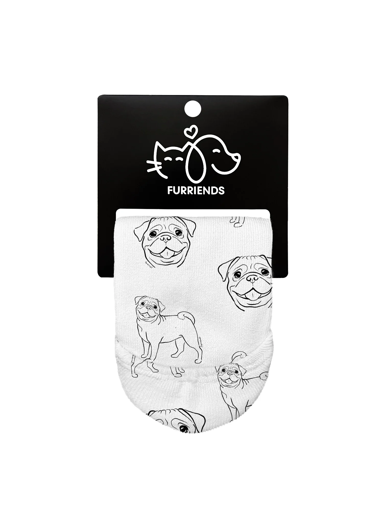 Pug No Show Socks - Image 3