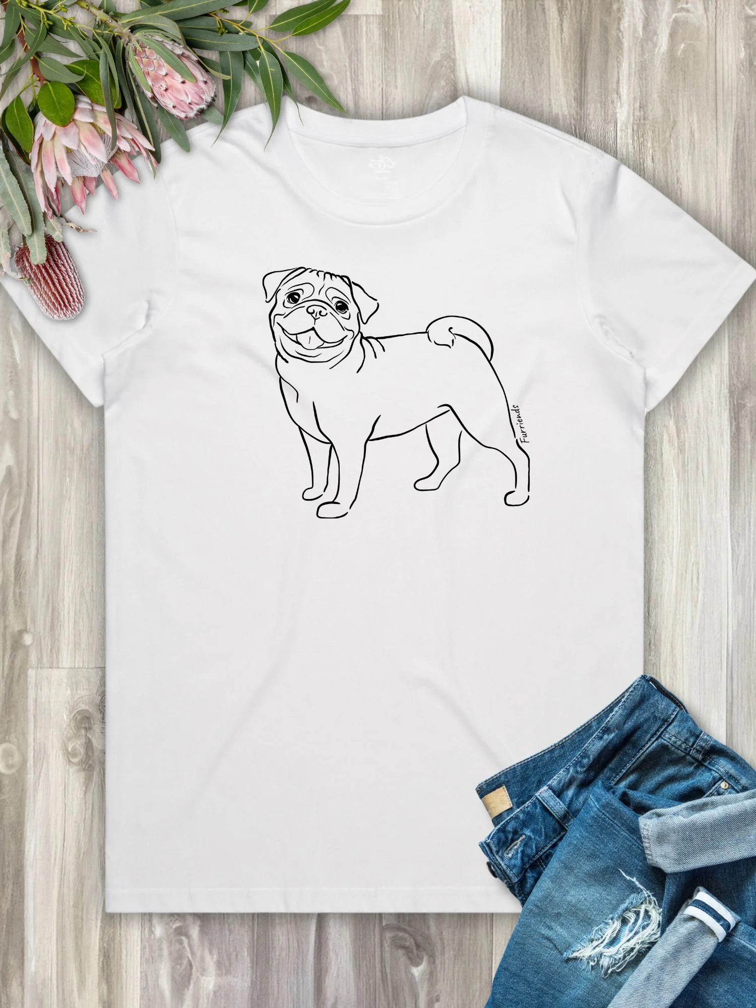 Pug Regular Fit T-shirt - Image 14