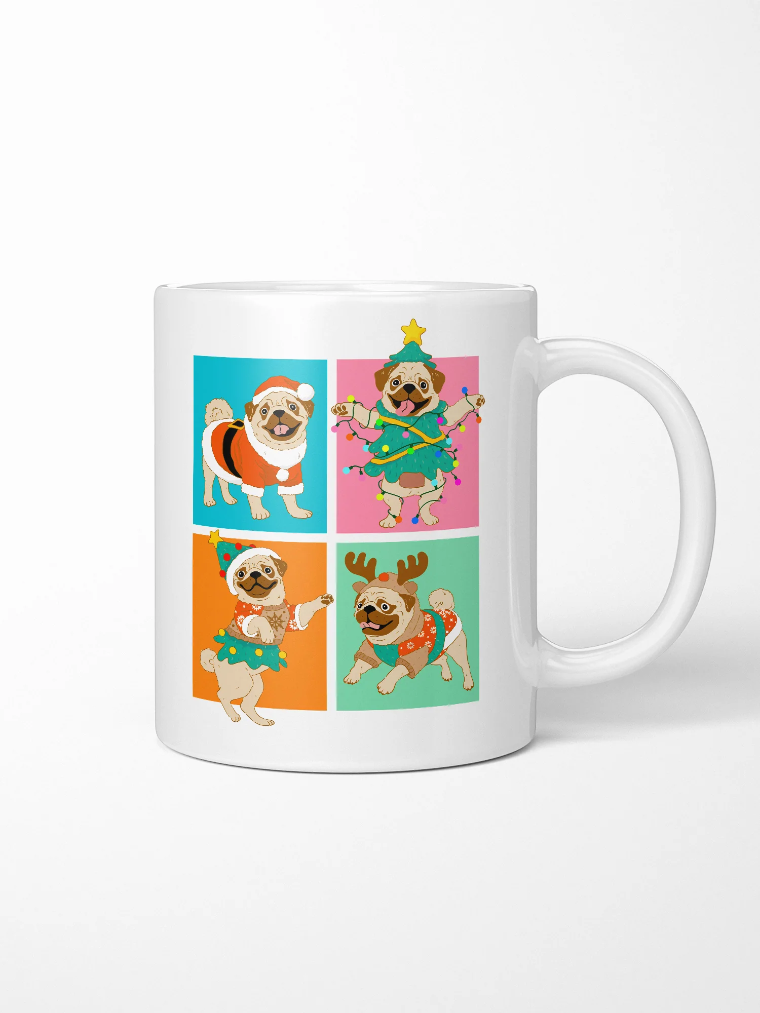 Pugmas Ceramic Mug - Image 2
