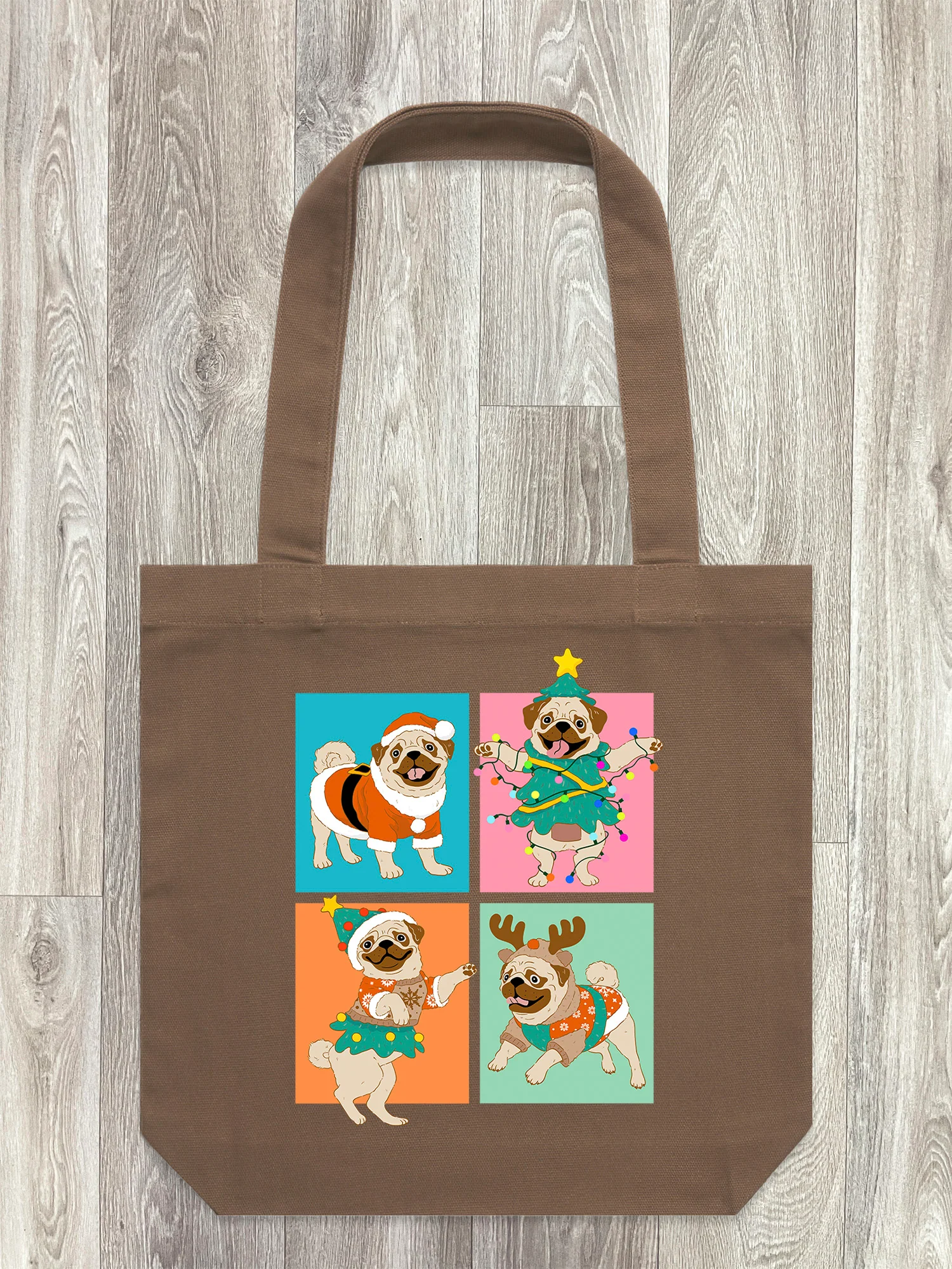 Pugmas Edith Tote Bag - Image 2