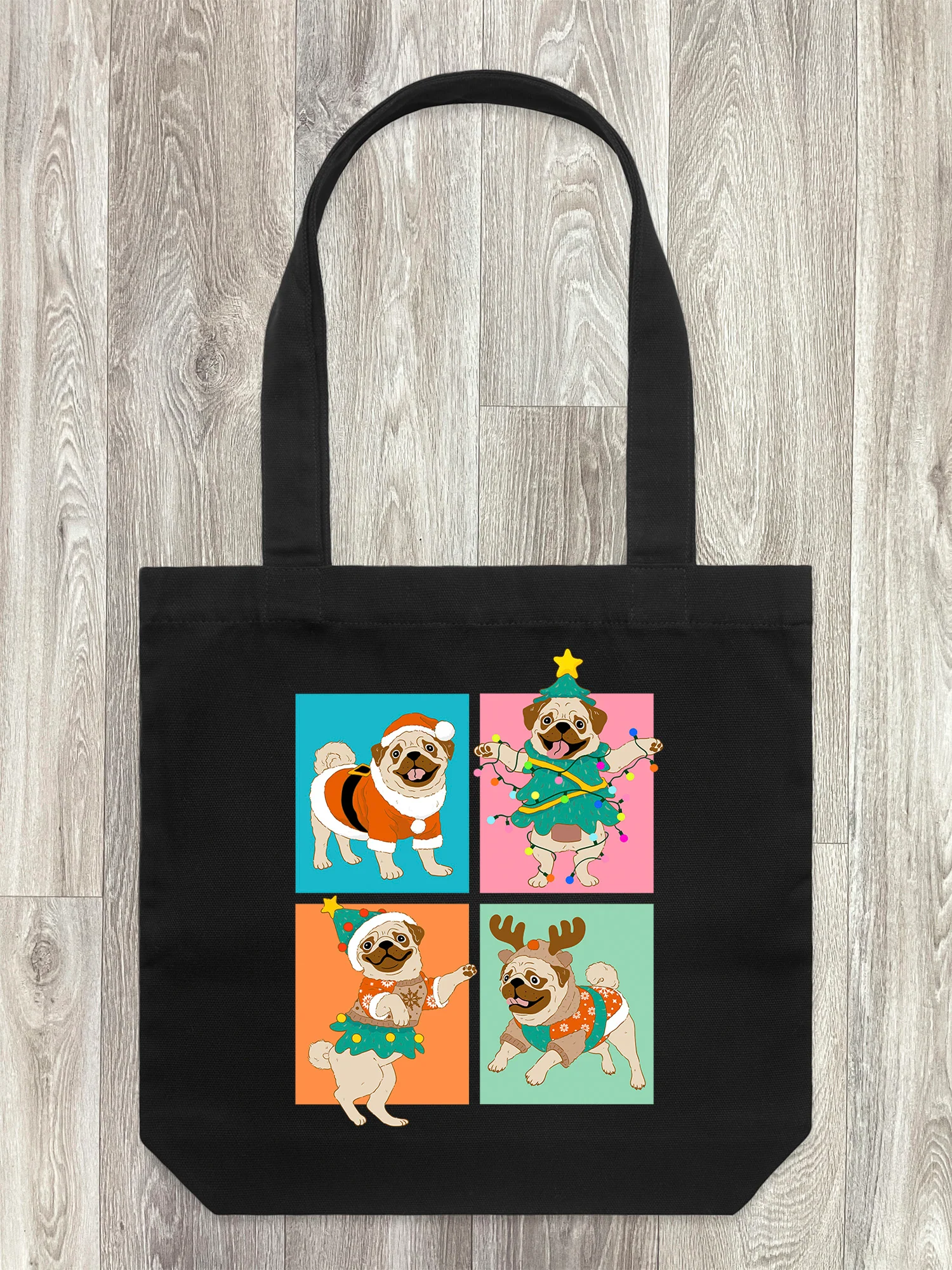 Pugmas Edith Tote Bag - Image 6