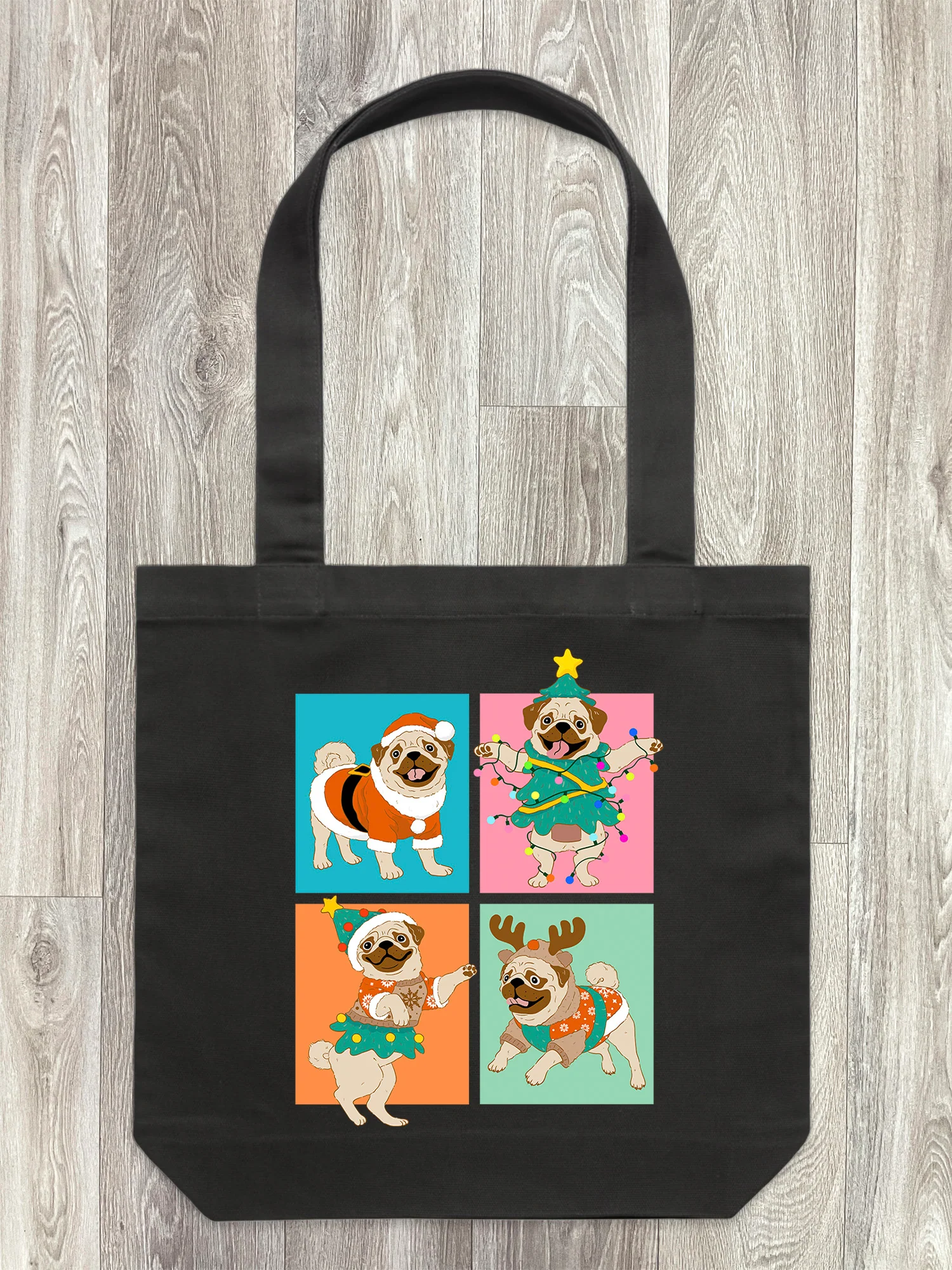 Pugmas Edith Tote Bag - Image 8